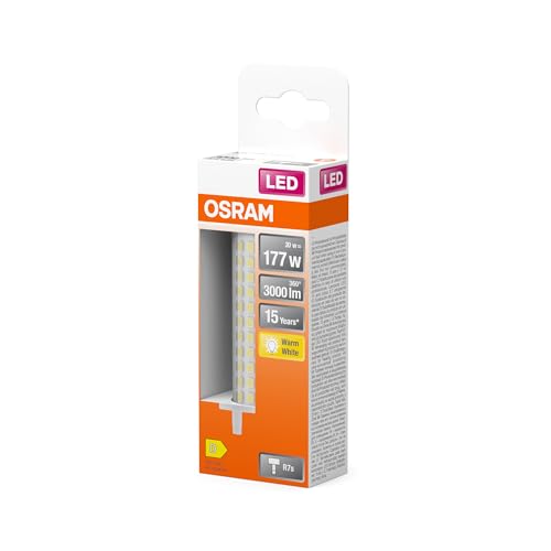 Detalle de OSRAM Lampada LED Linea con filamento – 20 W, attacco R7s, 3000 lm, 3000 K
