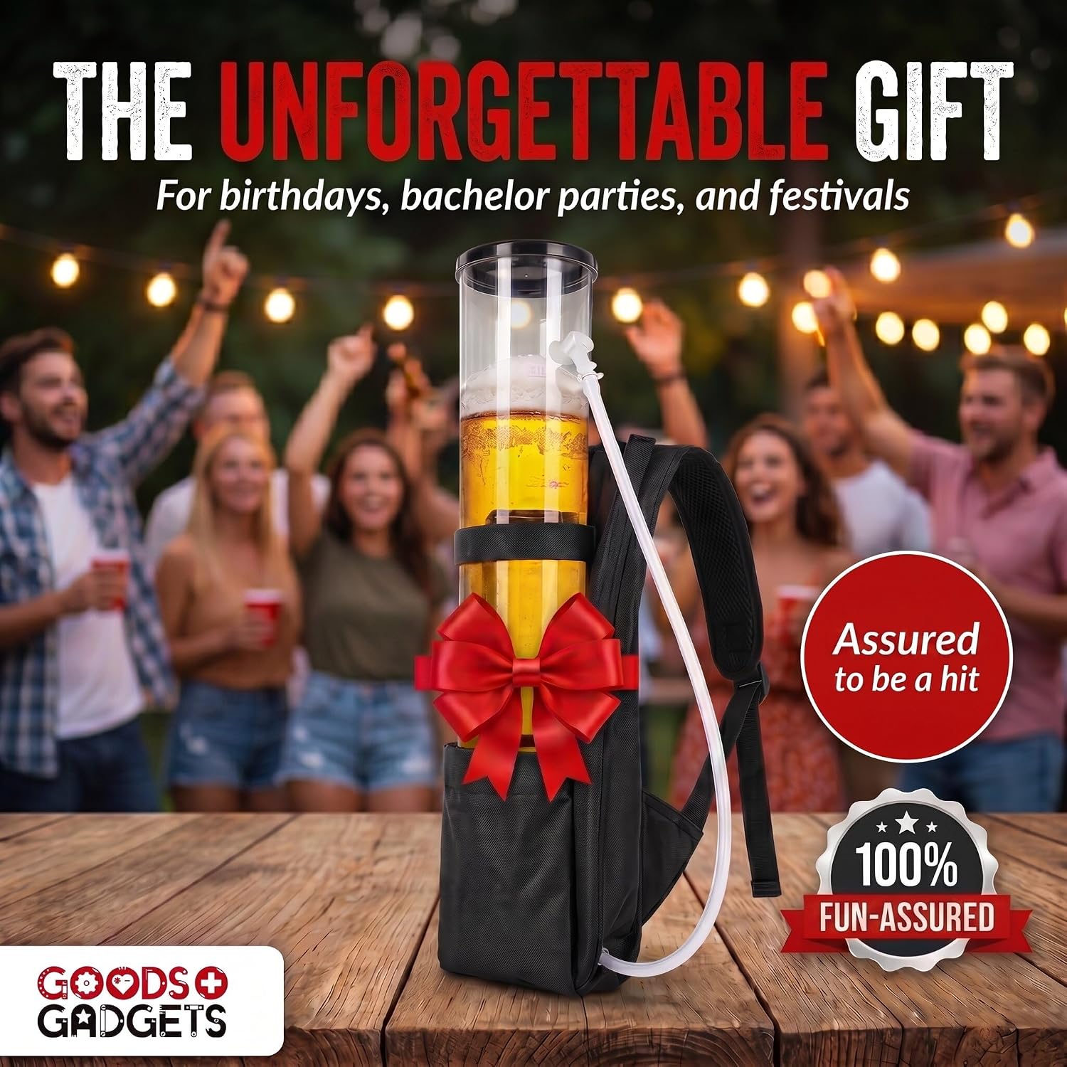 Thumbnail 5 de GOODS+GADGETS Beer Backpack Duo, 6 L Drinks Dispenser with Taps