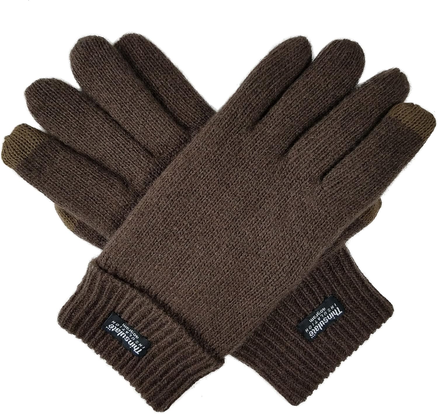 Detalle de BRUCERIVER Gants laine homme avec Thinsulate