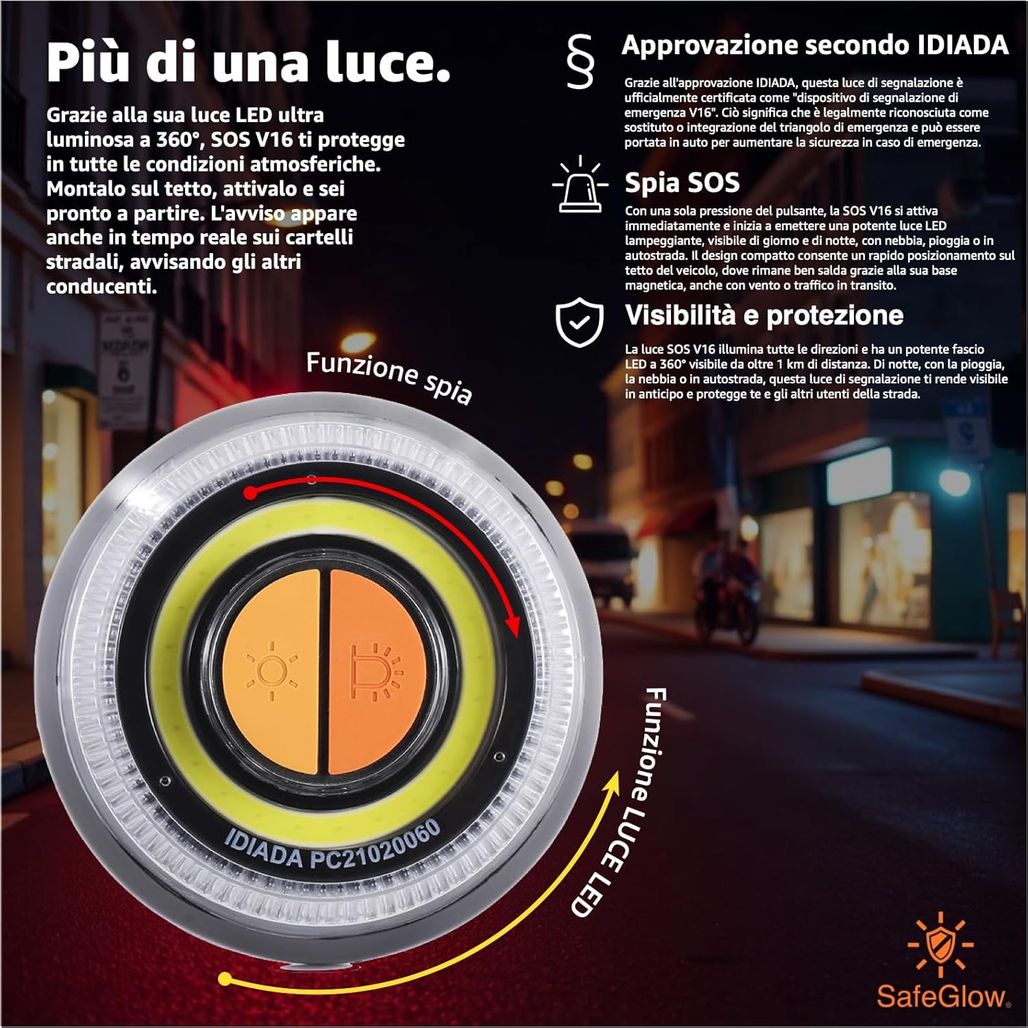 Thumbnail 1 de Luce d’emergenza V16 2026