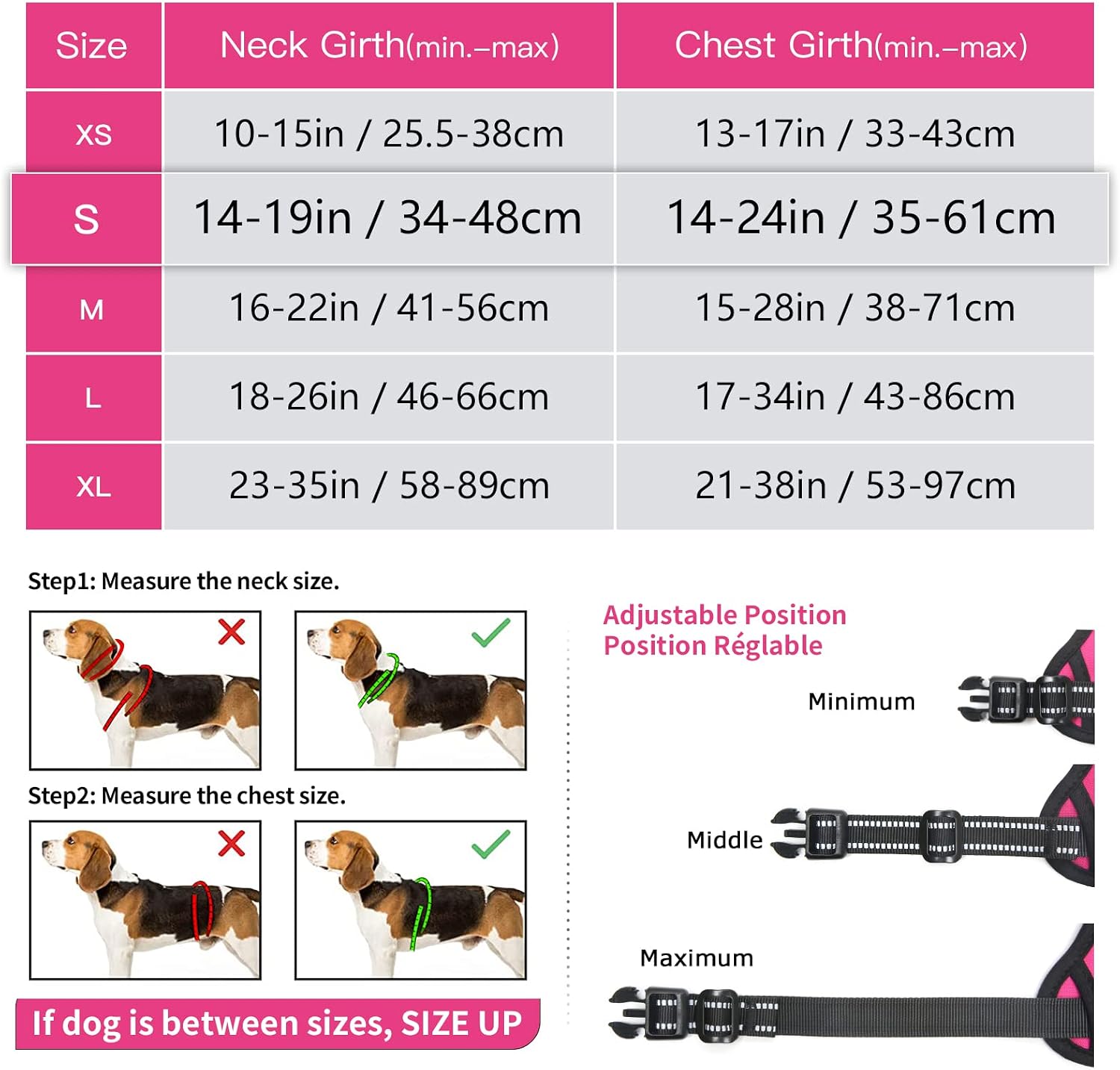 Detalle 2 de HEELE Harnais Chien S anti-traction 🐕