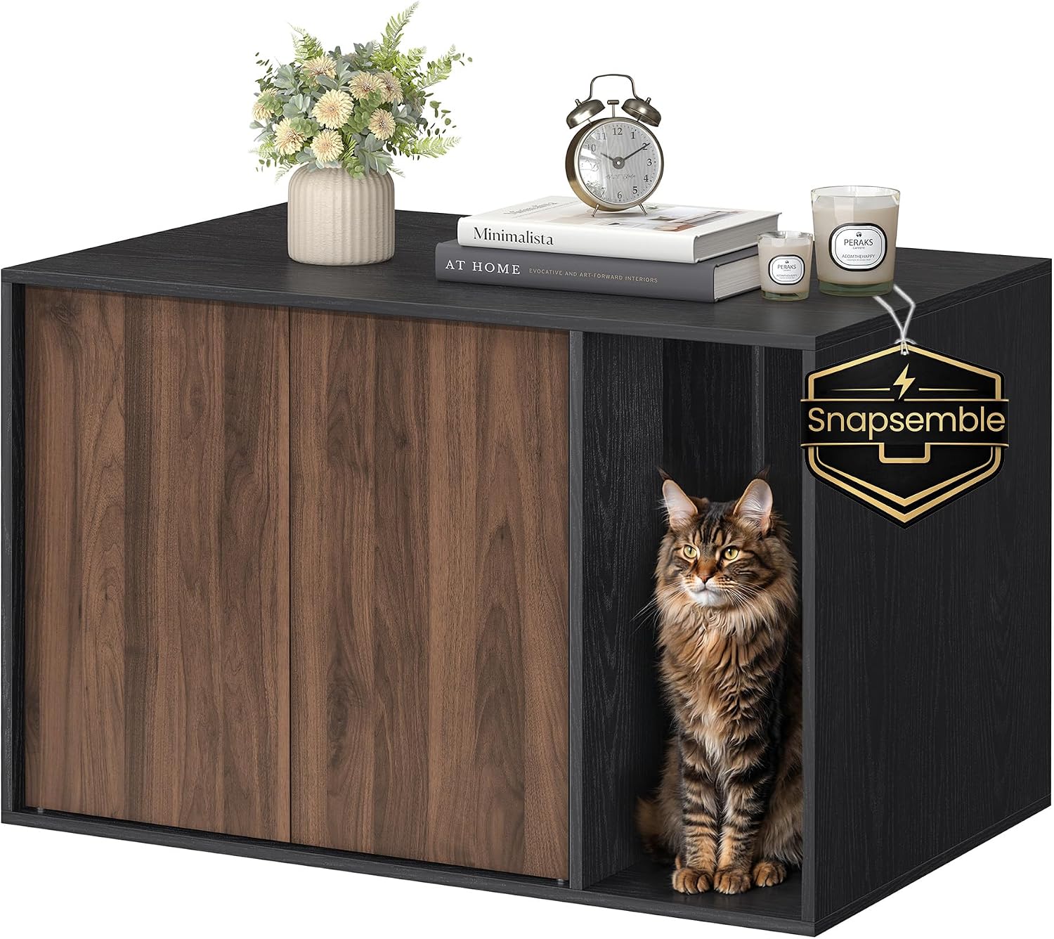 Detalle de SONGMICS HOME Cat Litter Box Enclosure UPCL013BE01S