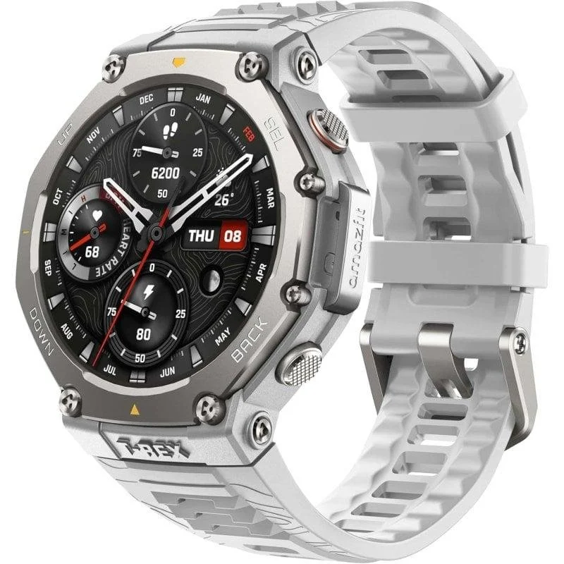 Detalle de Amazfit T-Rex 3: reloj smartwatch AMOLED compacto, robusto y con mapas offline para tus rutas