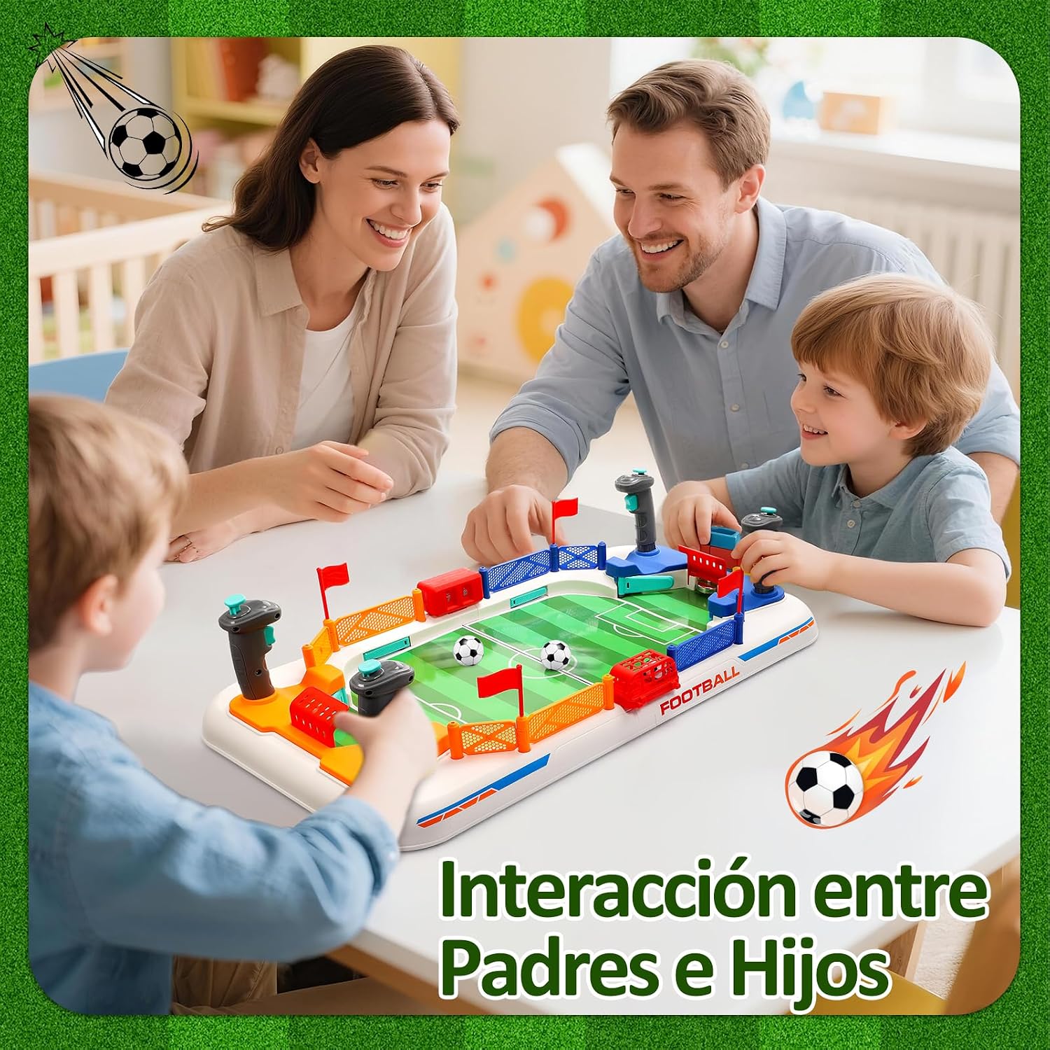 Detalle 2 de Dromlag Mini Futbolín portátil para niños