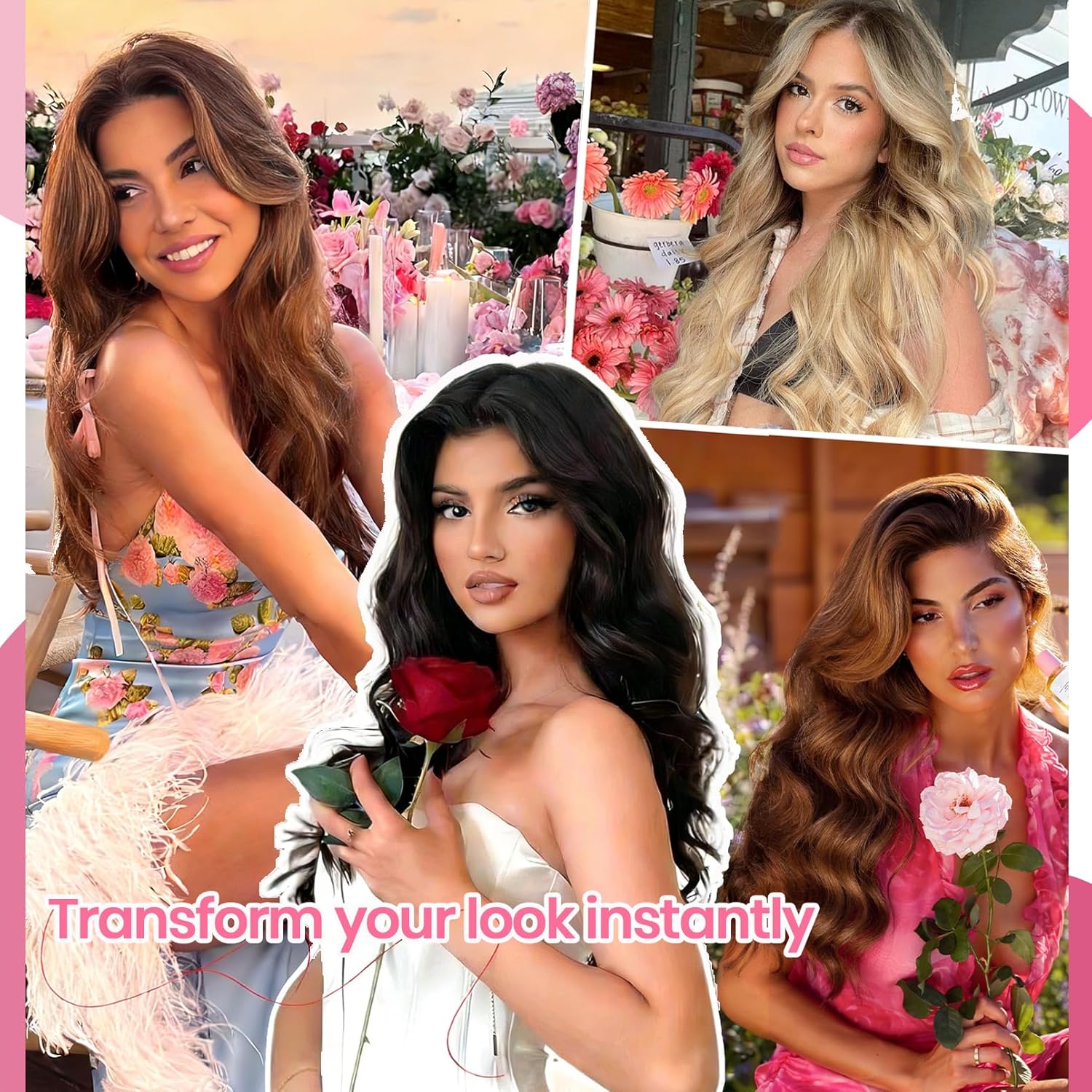 Thumbnail 5 de CWRDK 20-inch Remy Clip-In Hair Extensions 8pcs 💇♀