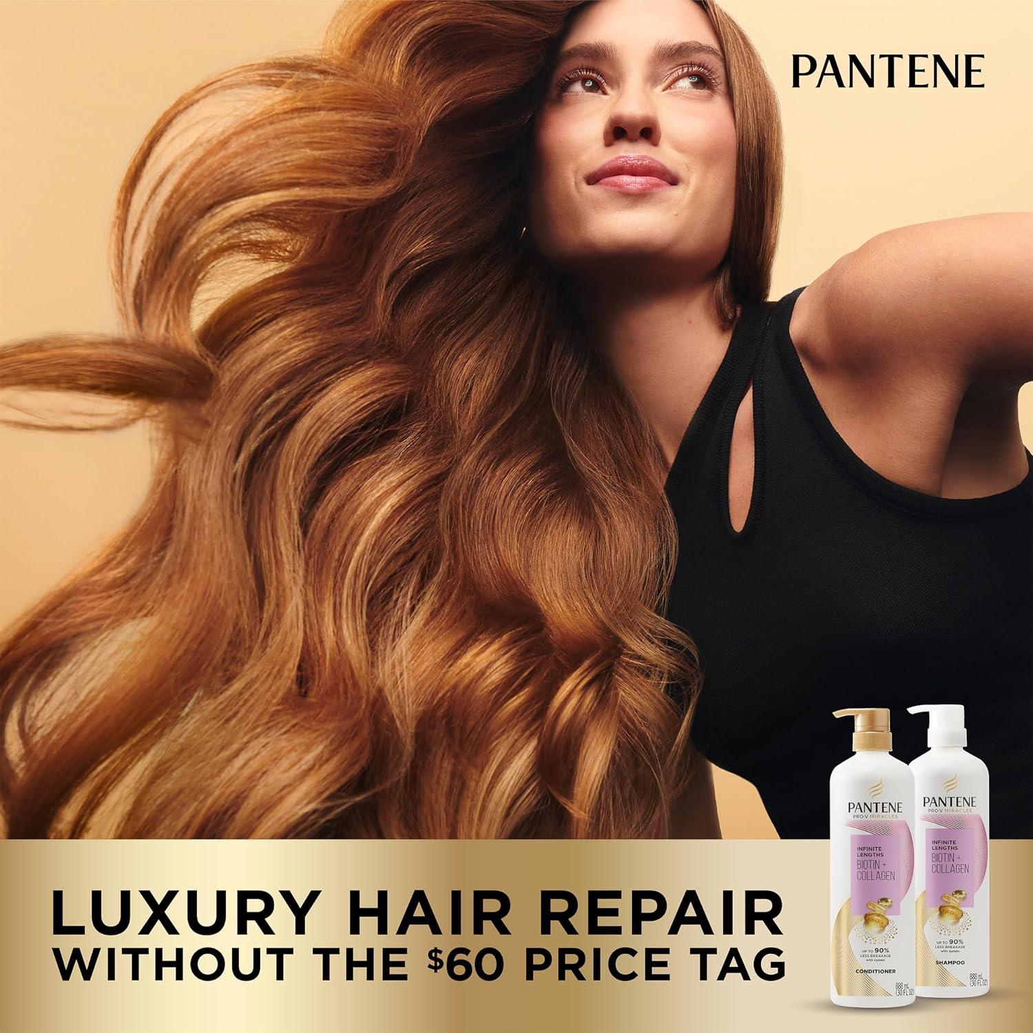 Detalle 2 de Pantene Infinite Lengths Conditioner 30 fl oz