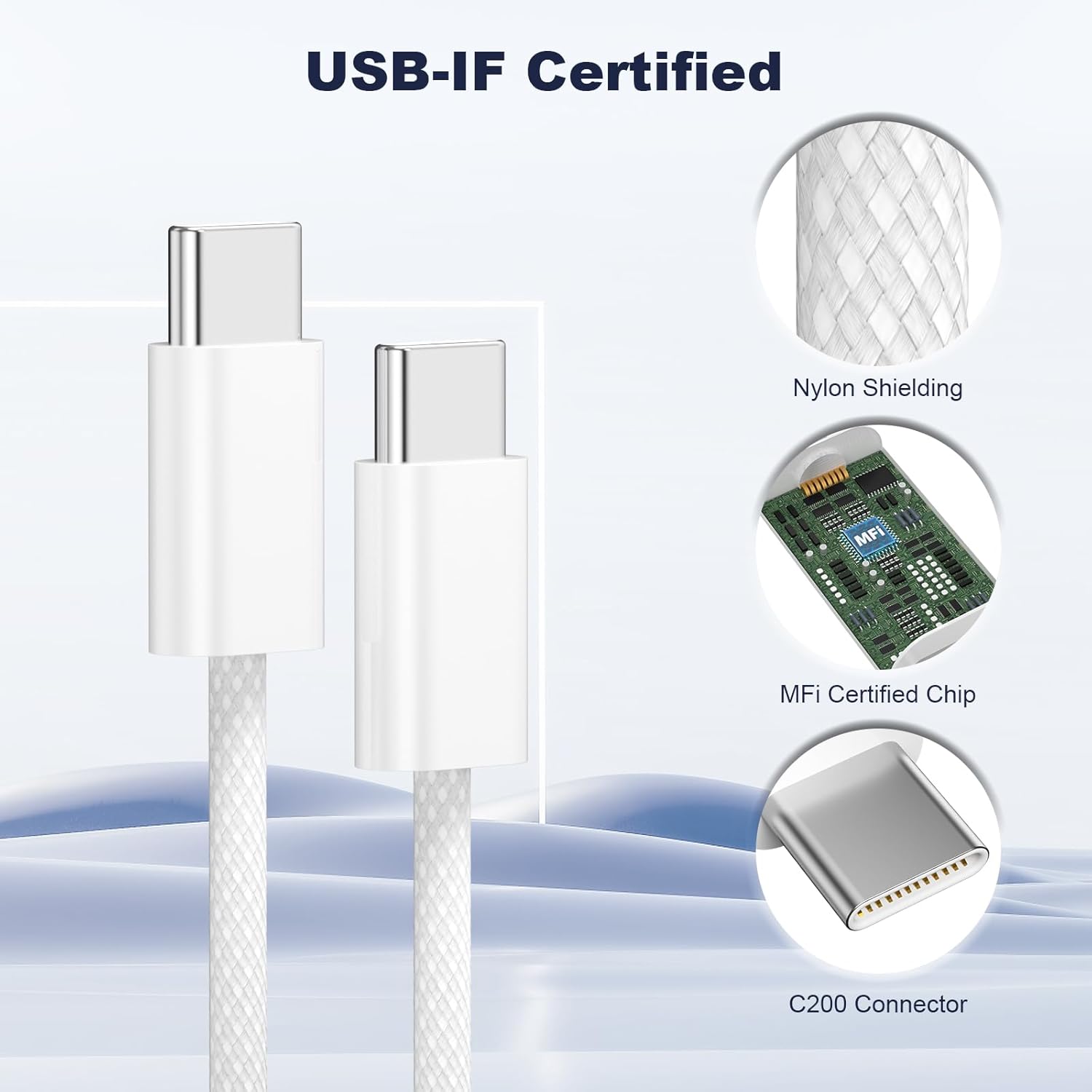 Thumbnail 5 de Quickeep USB C Cable 3FT