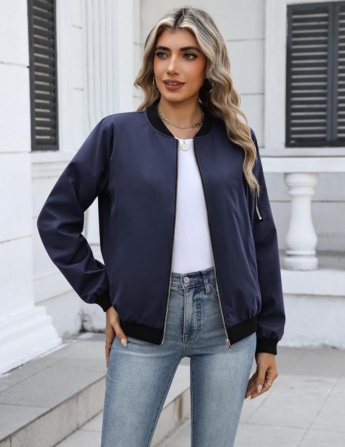 Detalle 2 de HOTOUCH Women's Casual Jacket, Polyester