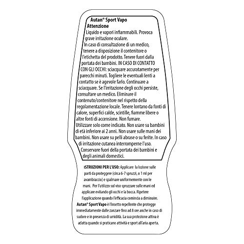 Thumbnail 7 de Autan Active Vapo Spray Antizanzare – Repellente 8 Ore, Bipacco 2×100 ml