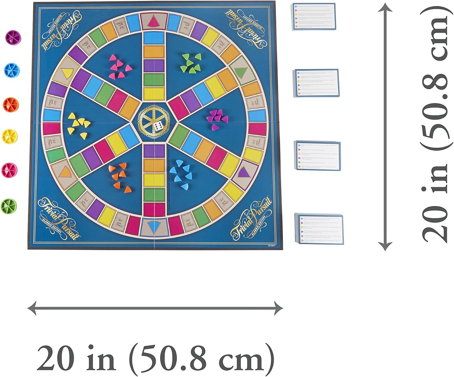 Detalle de Hasbro Gaming Trivial Pursuit Classico, gioco da tavola per famiglie (2-6 giocatori) con 400 carte