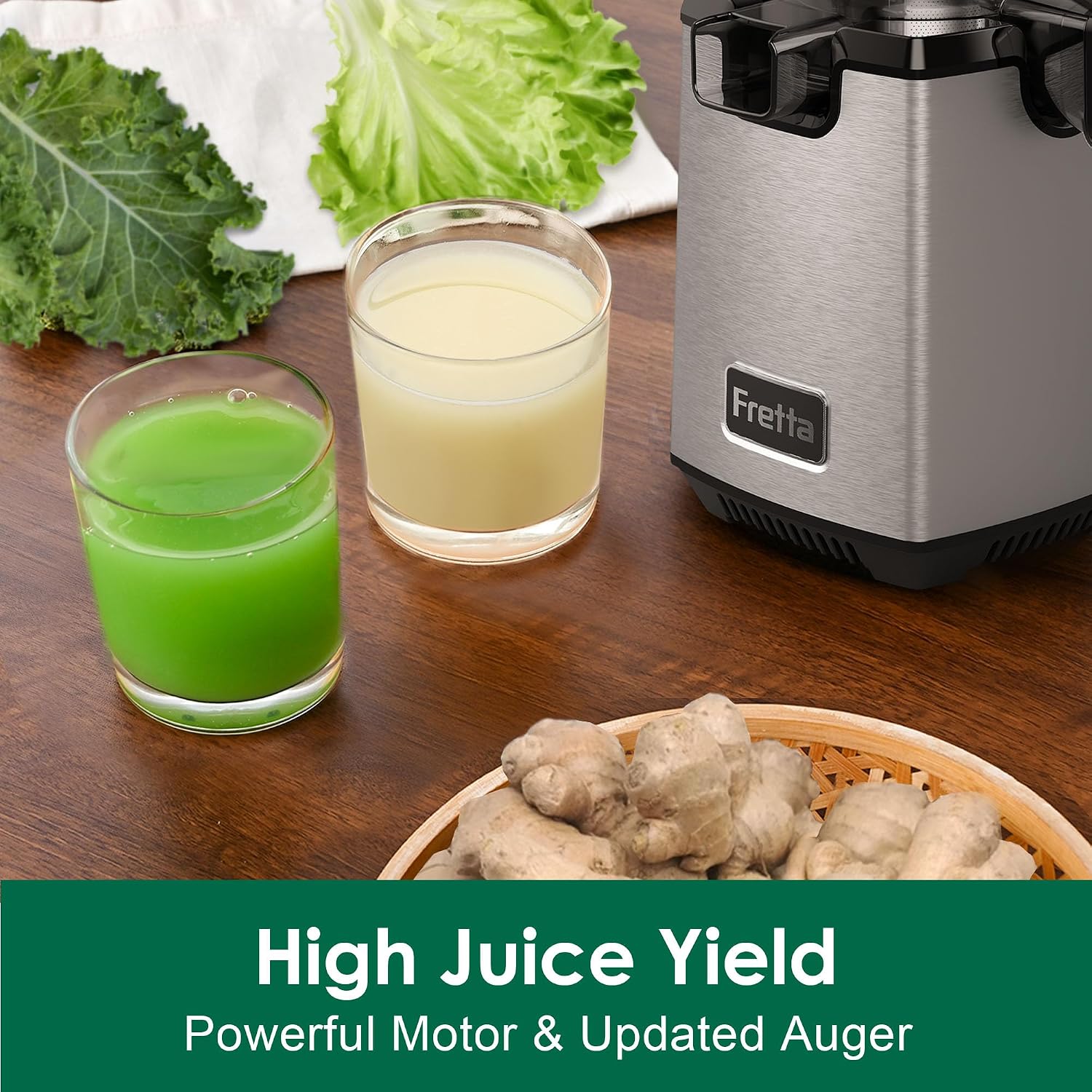 Detalle 1 de Fretta Boost F6000 Cold Press Juicer, 1.8-litre Hopper, 250W