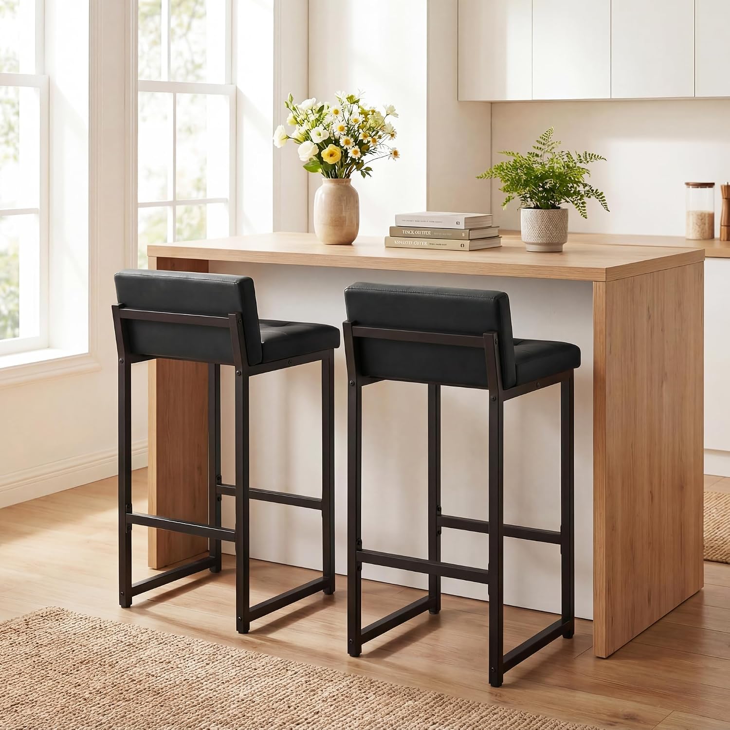 Thumbnail 6 de Juoerce Counter-Height Bar Stools, Set of 2