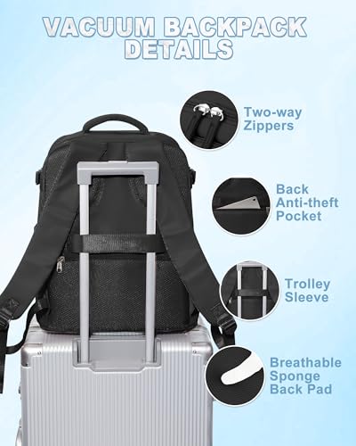 Thumbnail 7 de SZLX mochila de vacío con bomba y tamaño cabina (40x30x20), compatible con Ryanair
