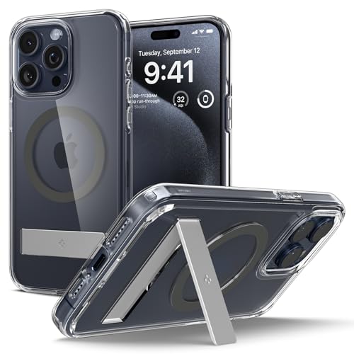 Detalle de Spigen coque magnétique iPhone 15 Pro Max avec béquille