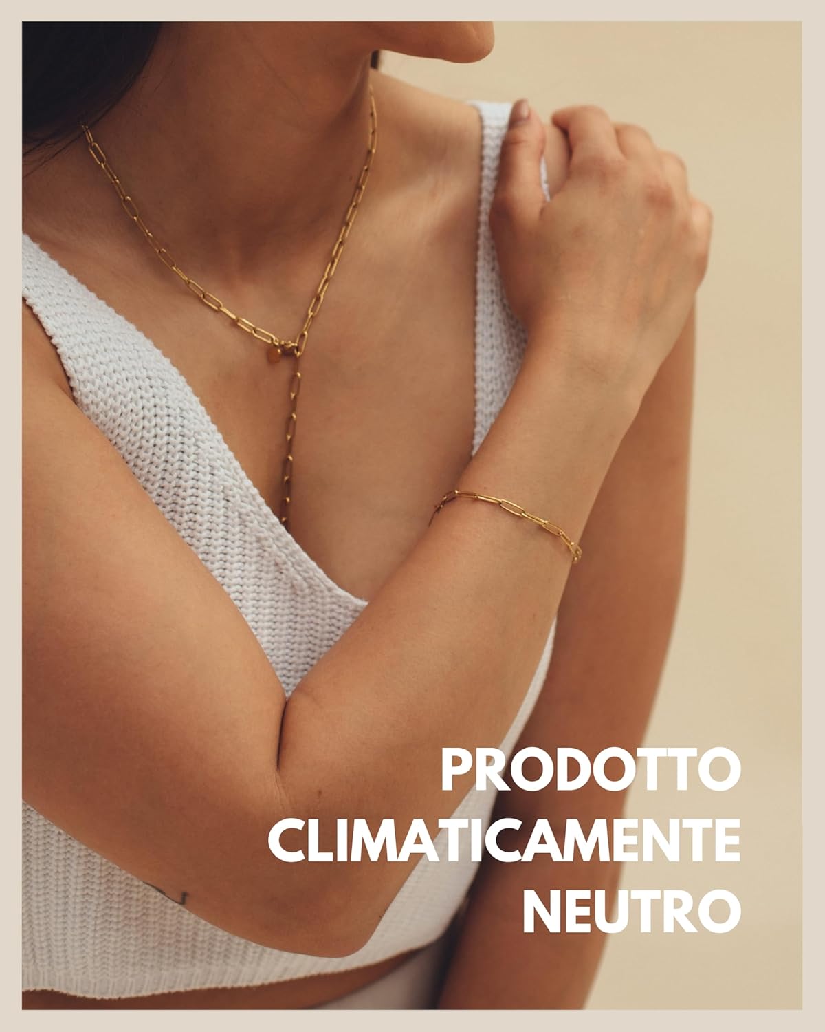 Detalle 2 de Bracciale a maglie GD GOOD.designs EST. 2015 in acciaio 316L con catena regolabile (oro/argento/rosa)