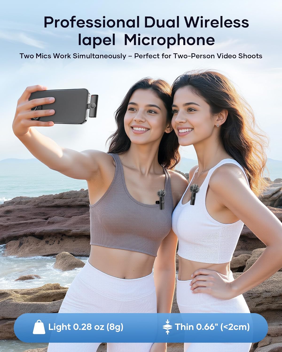 Thumbnail 6 de Wireless Lavalier Mic 2-Pack 🎤