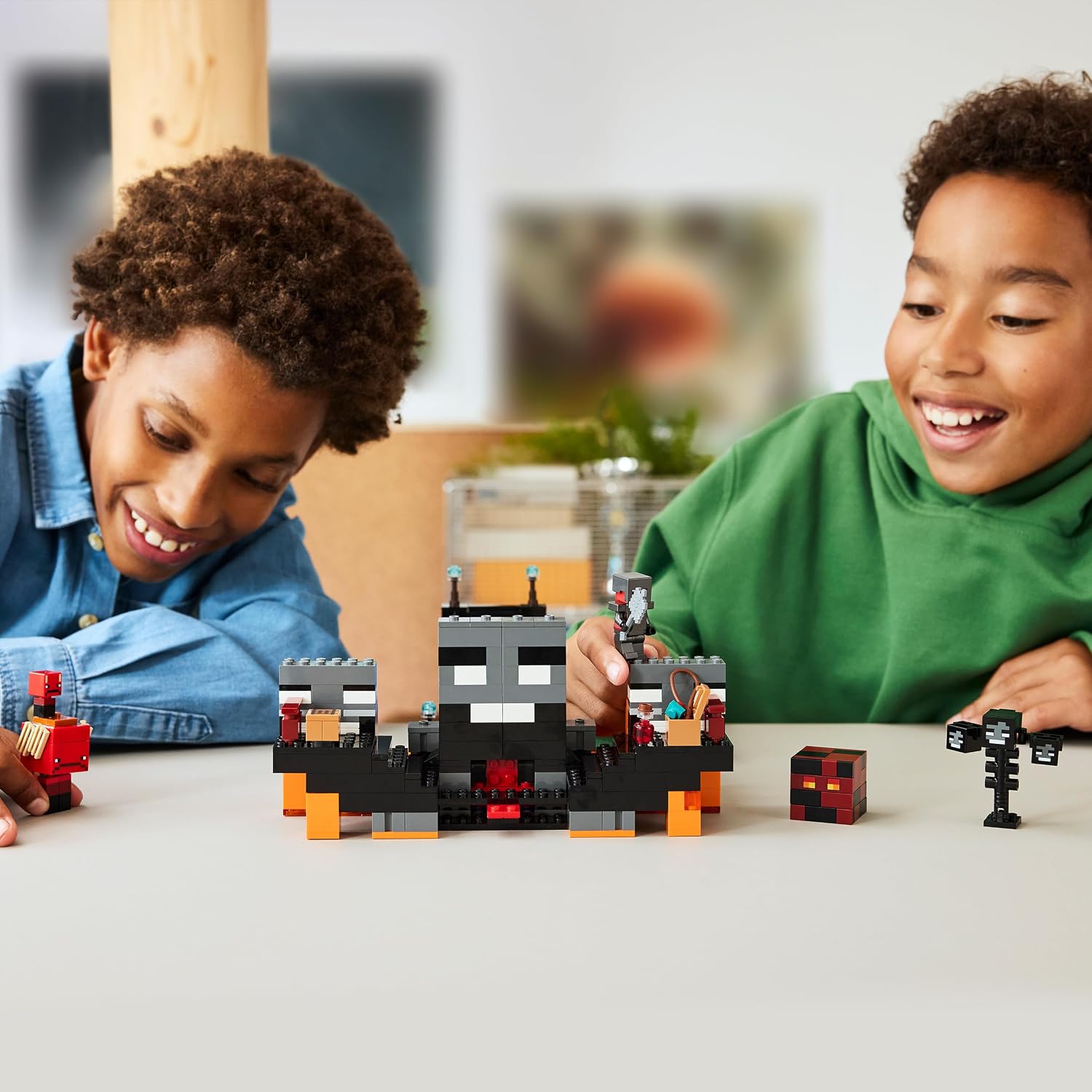 Thumbnail 6 de LEGO Minecraft De Wither-strijd 21590 bouwset met portaal en 494 onderdelen