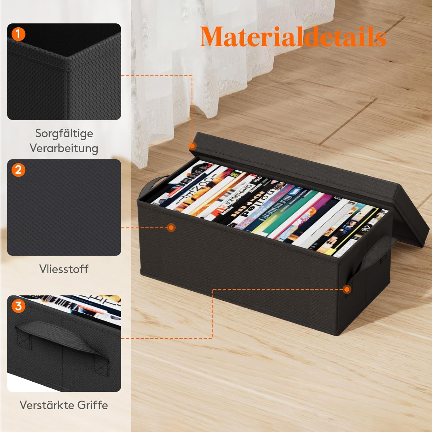 Thumbnail 2 de Lifewit DVD Aufbewahrungsbox 100 DVDs 📦