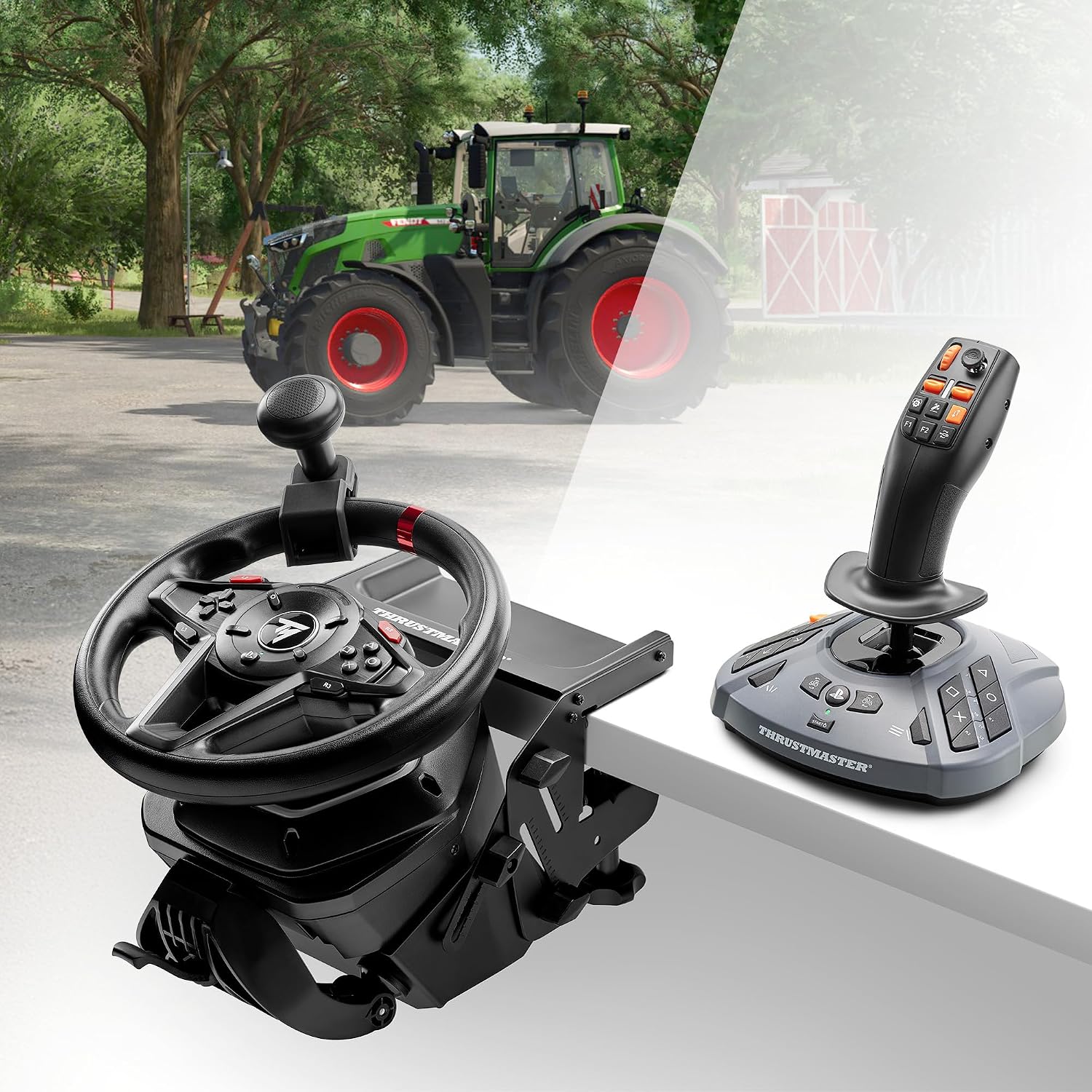 Thumbnail 3 de Thrustmaster SimTask FarmStick : joystick agricole pour PS5 & PC, capteurs magnétiques H.E.A.R.T, 33 boutons d’action