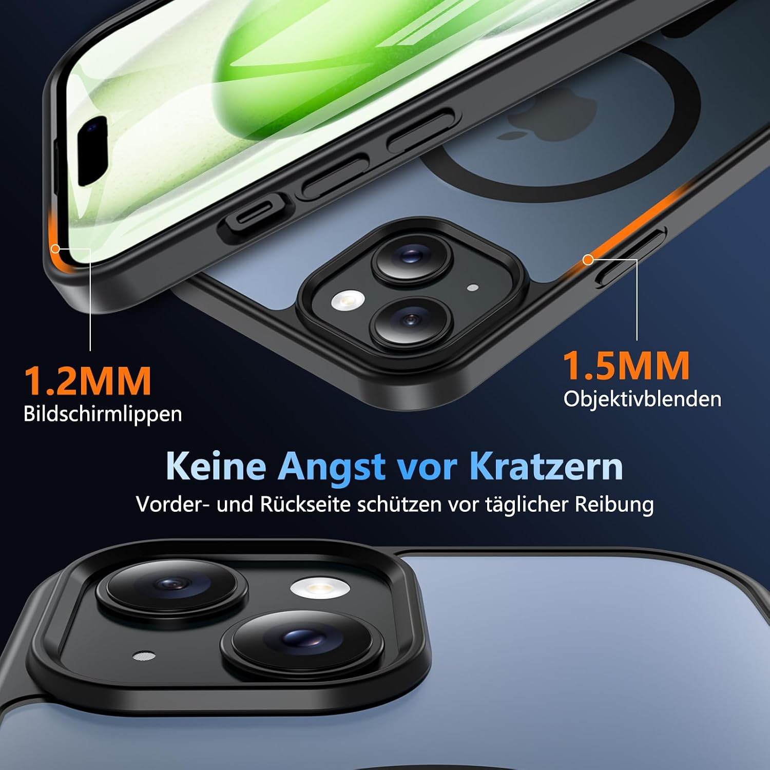 Thumbnail 5 de OWKEY Hülle iPhone 15 6,1 Zoll MagSafe