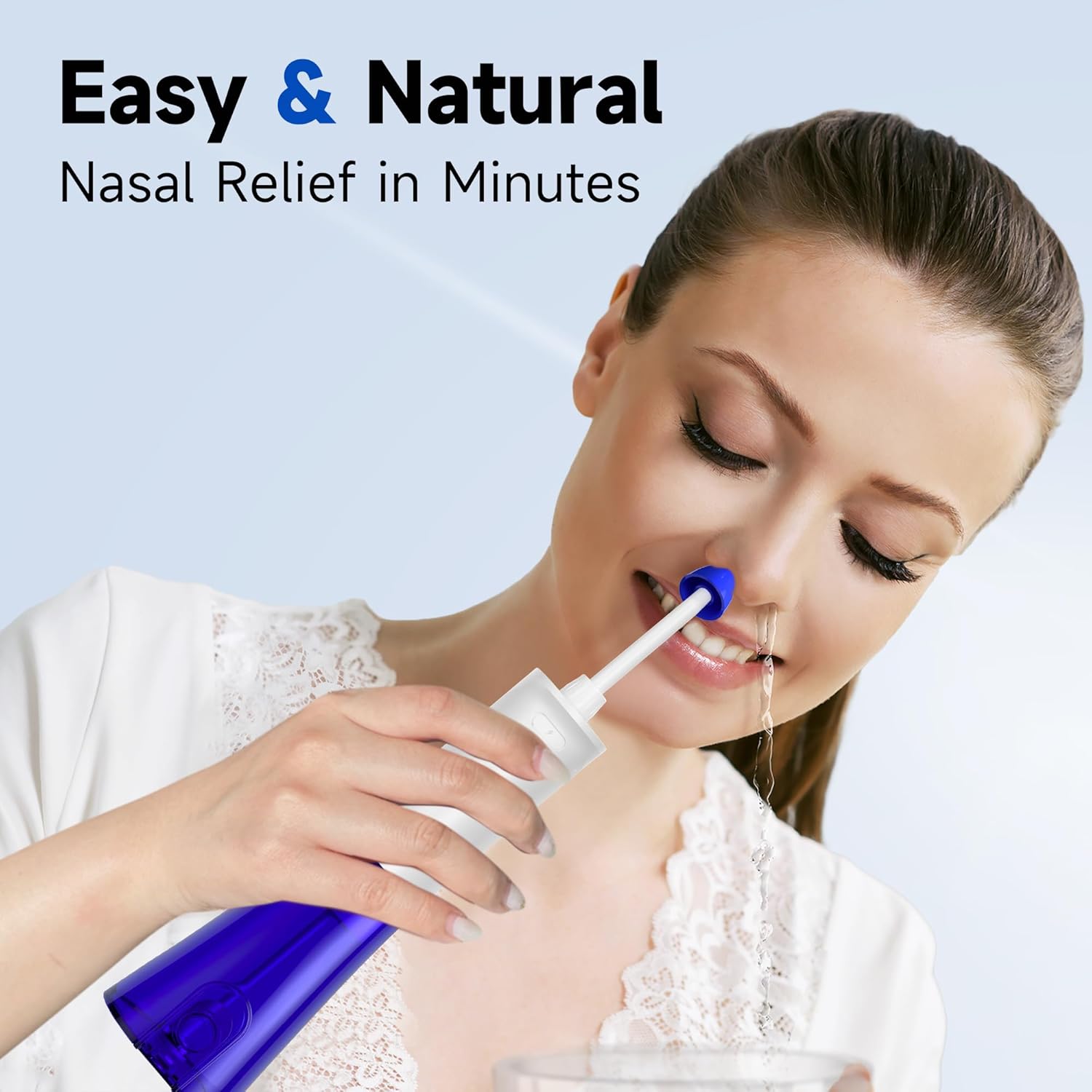 Detalle 2 de Medcodes Neti Pot irrigatore nasale elettrico 1 kit