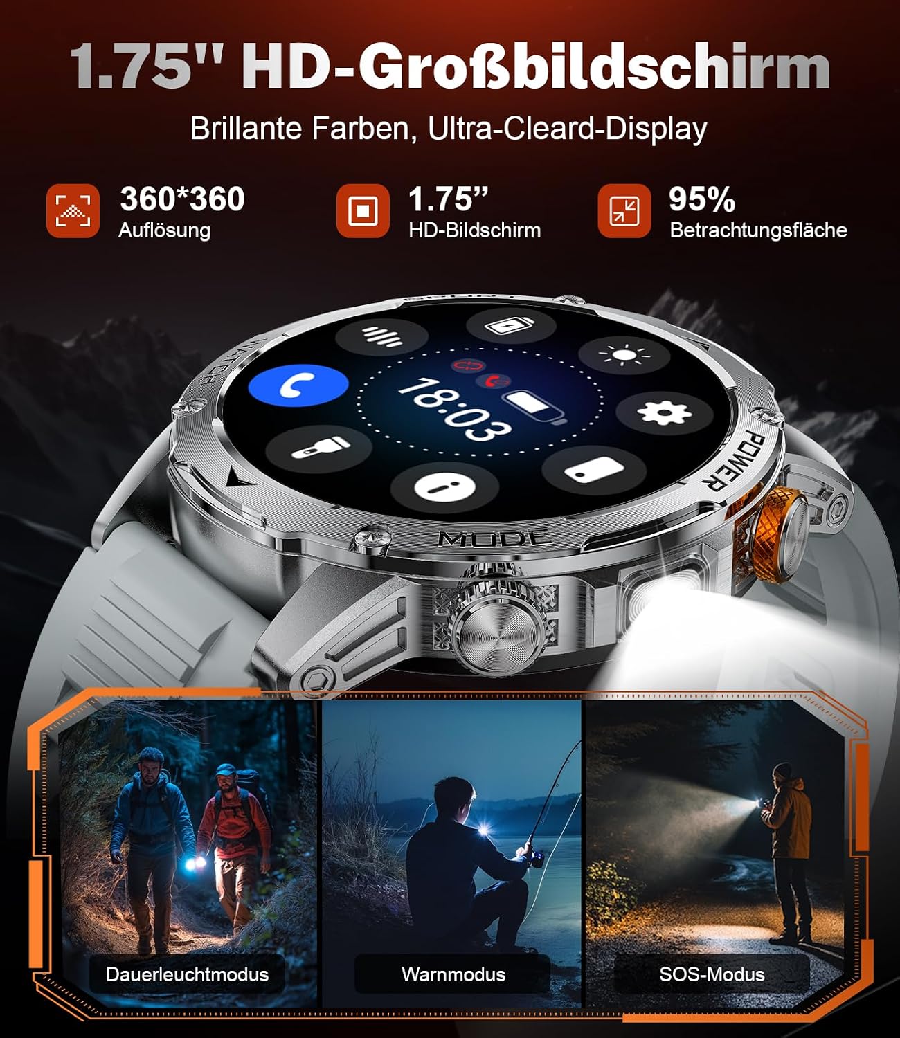 Detalle de DREMAC 2025 Reloj Inteligente 1000 mAh