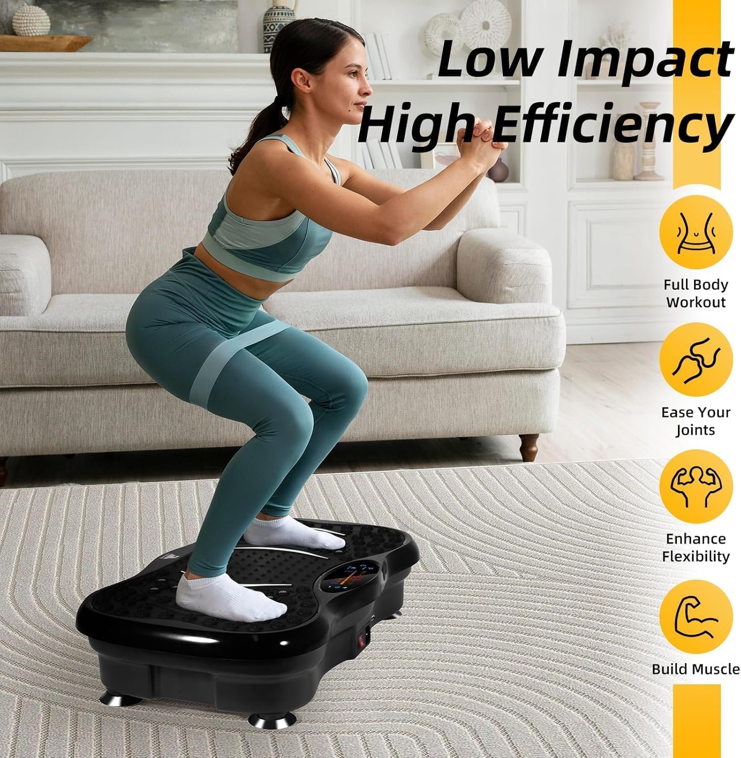 Thumbnail 2 de EVOLAND Vibration Plate Exercise Machine 5 modes 🏋