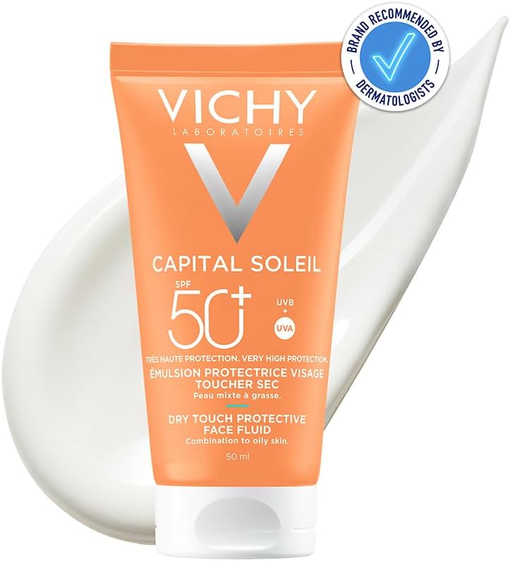 Detalle de Vichy Capital Soleil Dry Touch Invisible Mattifying Face Fluid SPF50 (50ml)