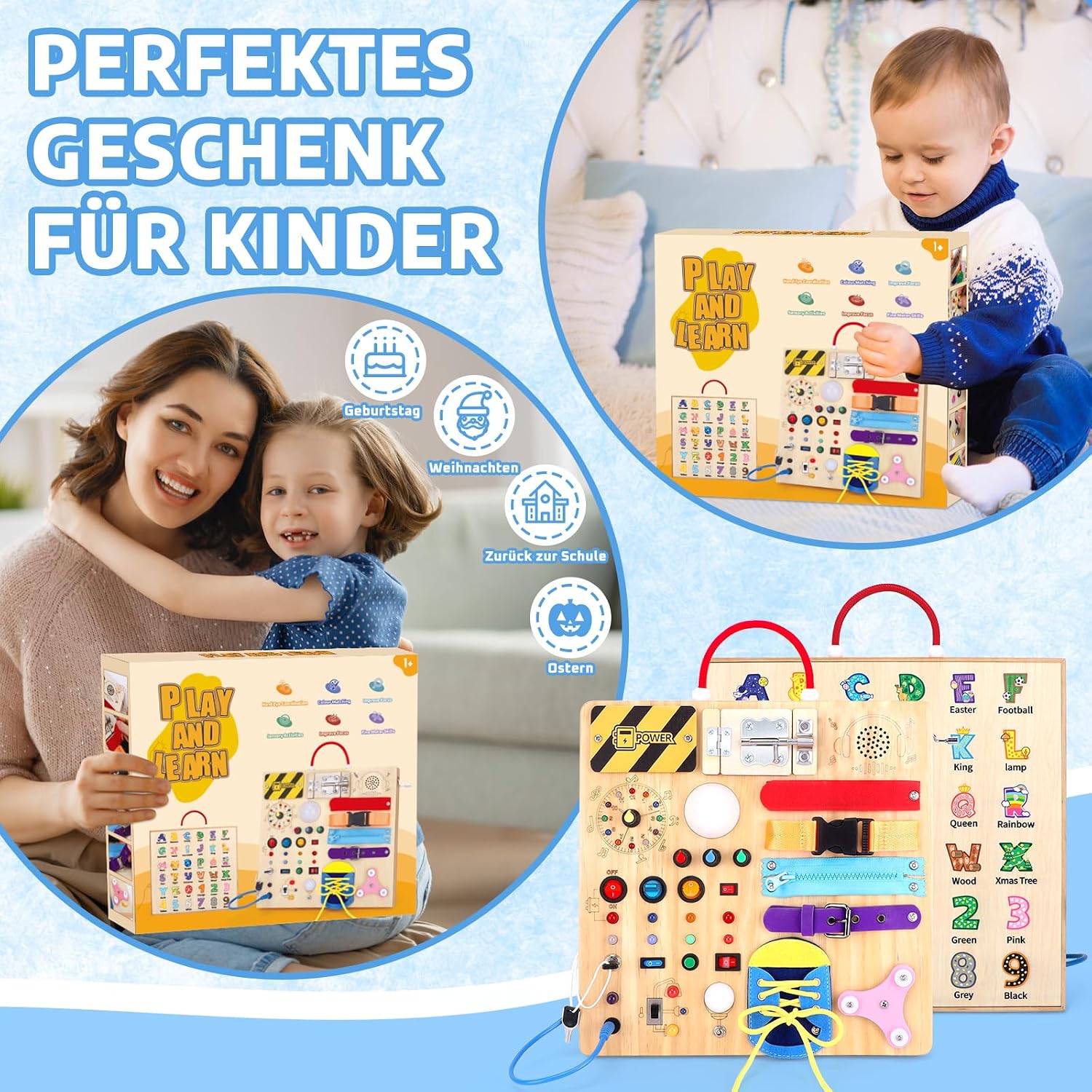 Thumbnail 5 de Montessori Busy Board 23 in 1