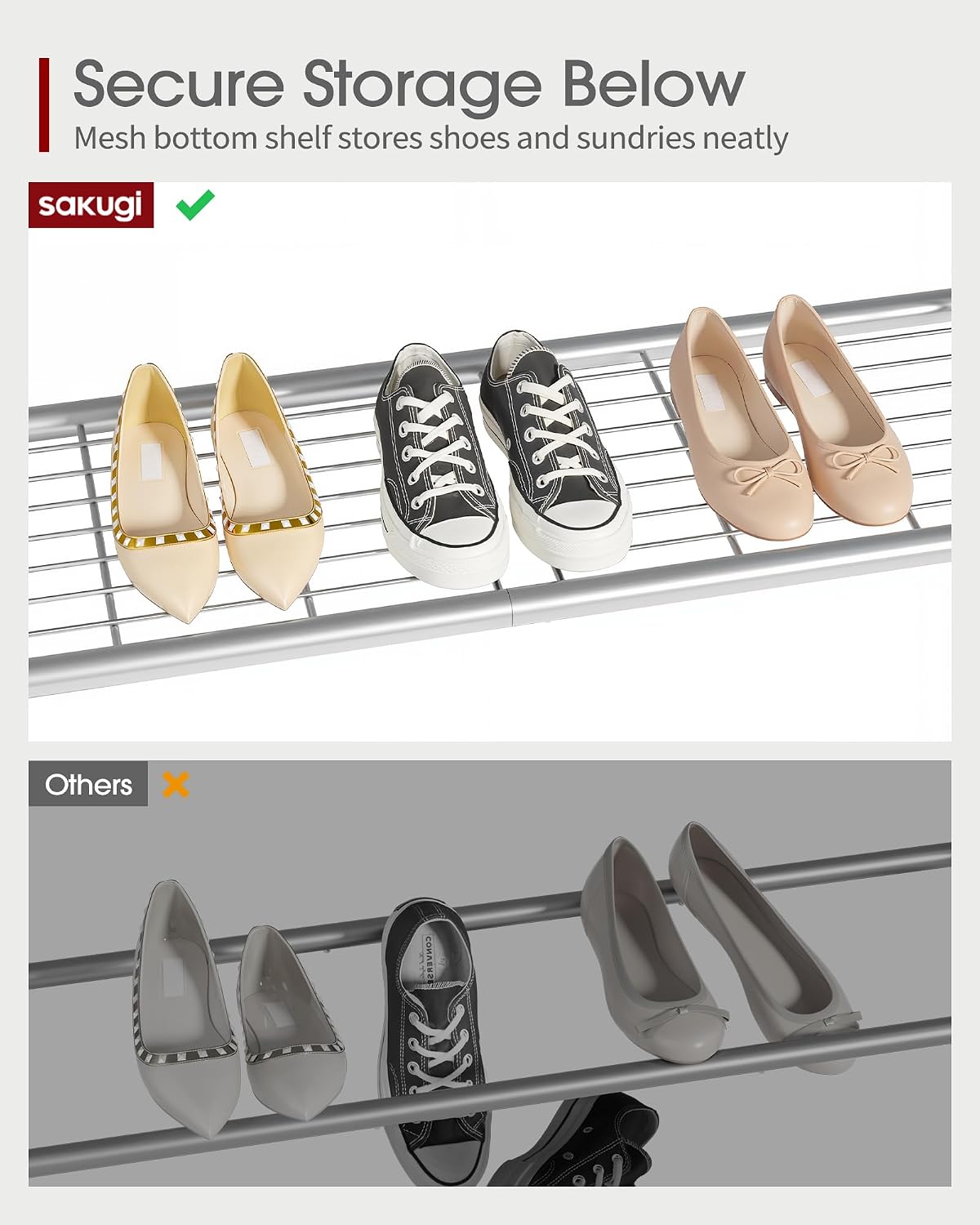 Thumbnail 4 de Sakugi Clothes Rail 116 x 43 x 150 cm heavy-duty rack