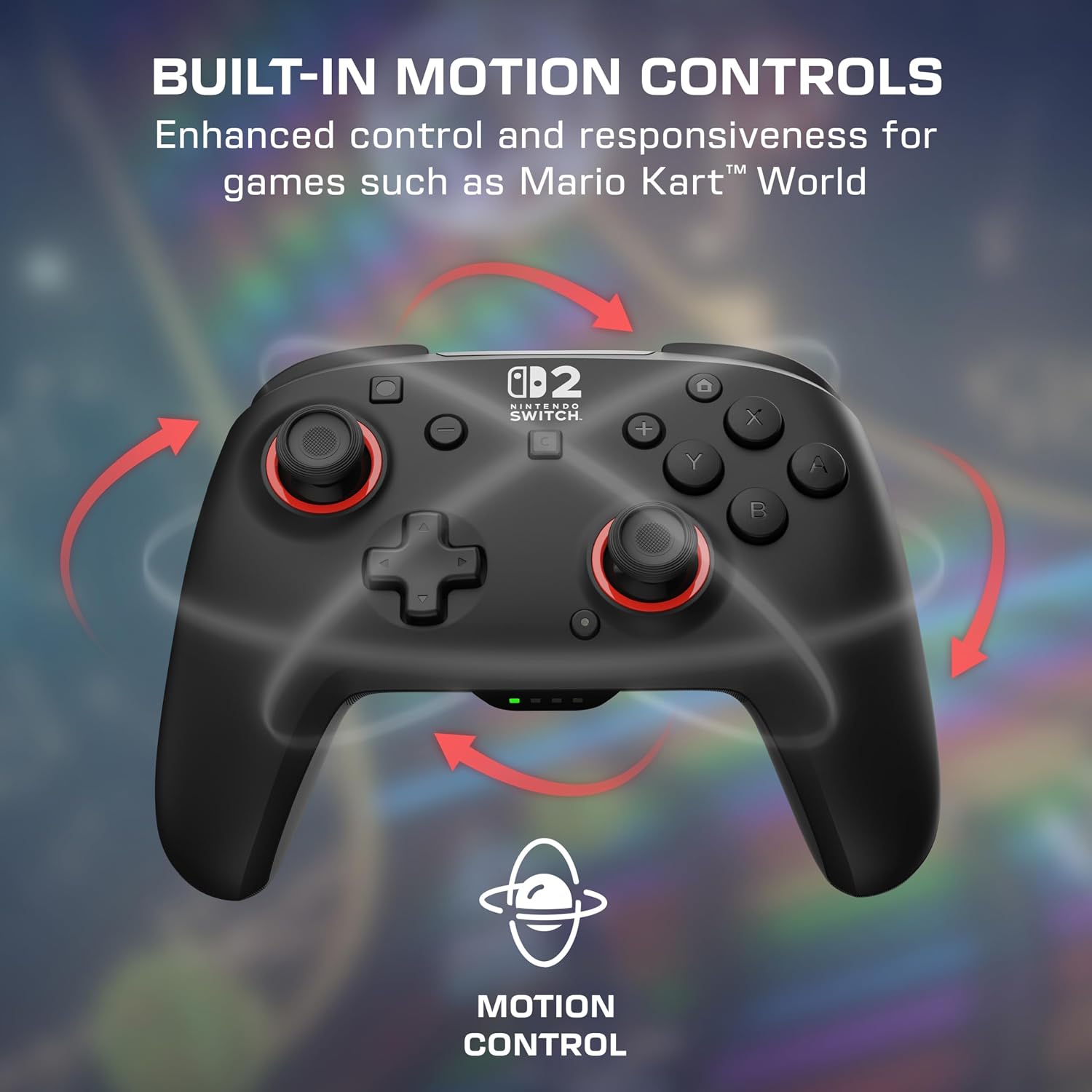 Thumbnail 6 de Turtle Beach Rematch Noir – Manette de gaming RGB sans fil sous licence officielle pour Nintendo Switch 2
