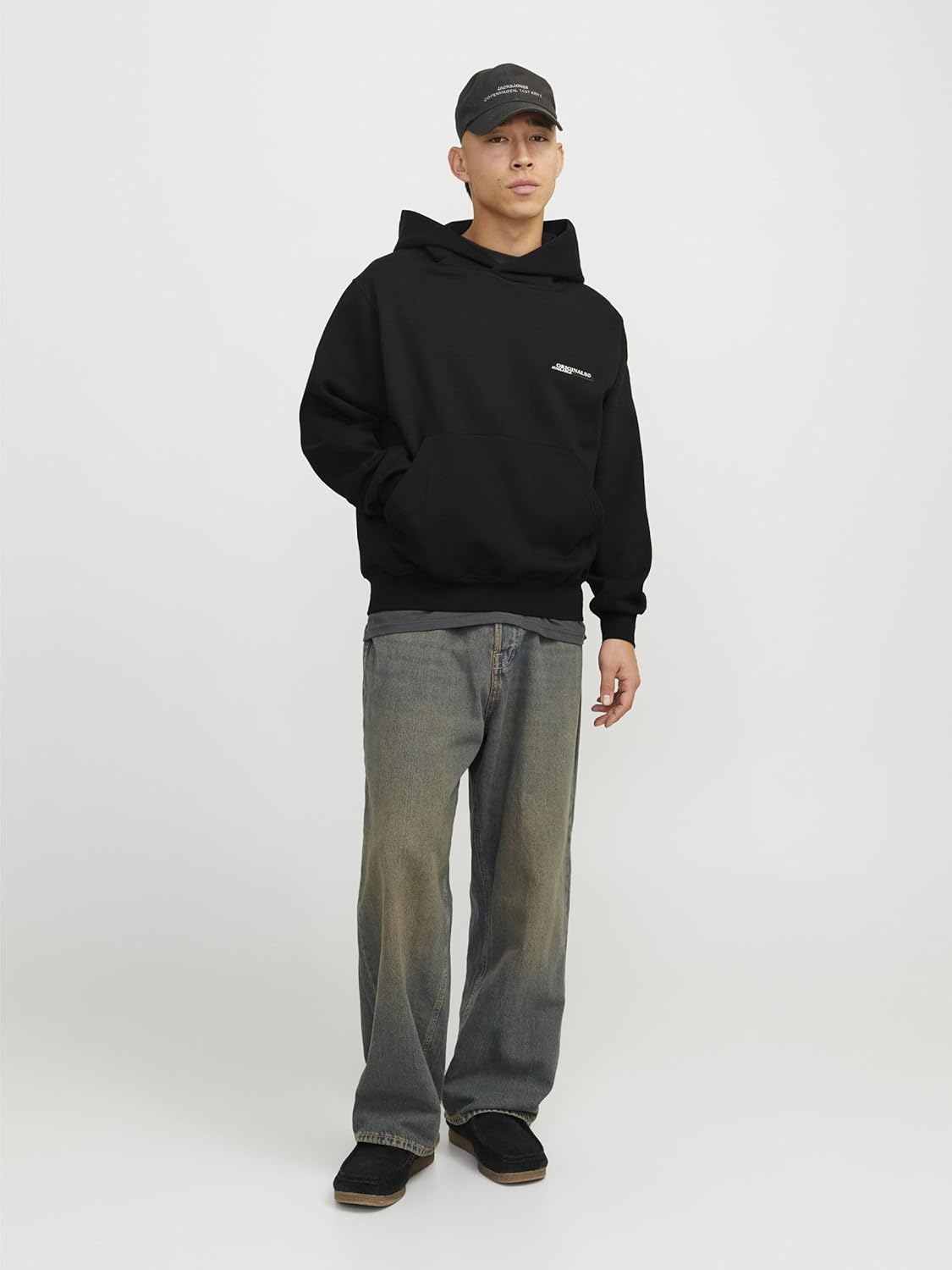 Detalle 1 de JACK & JONES Kapuzenpullover Rückenprint