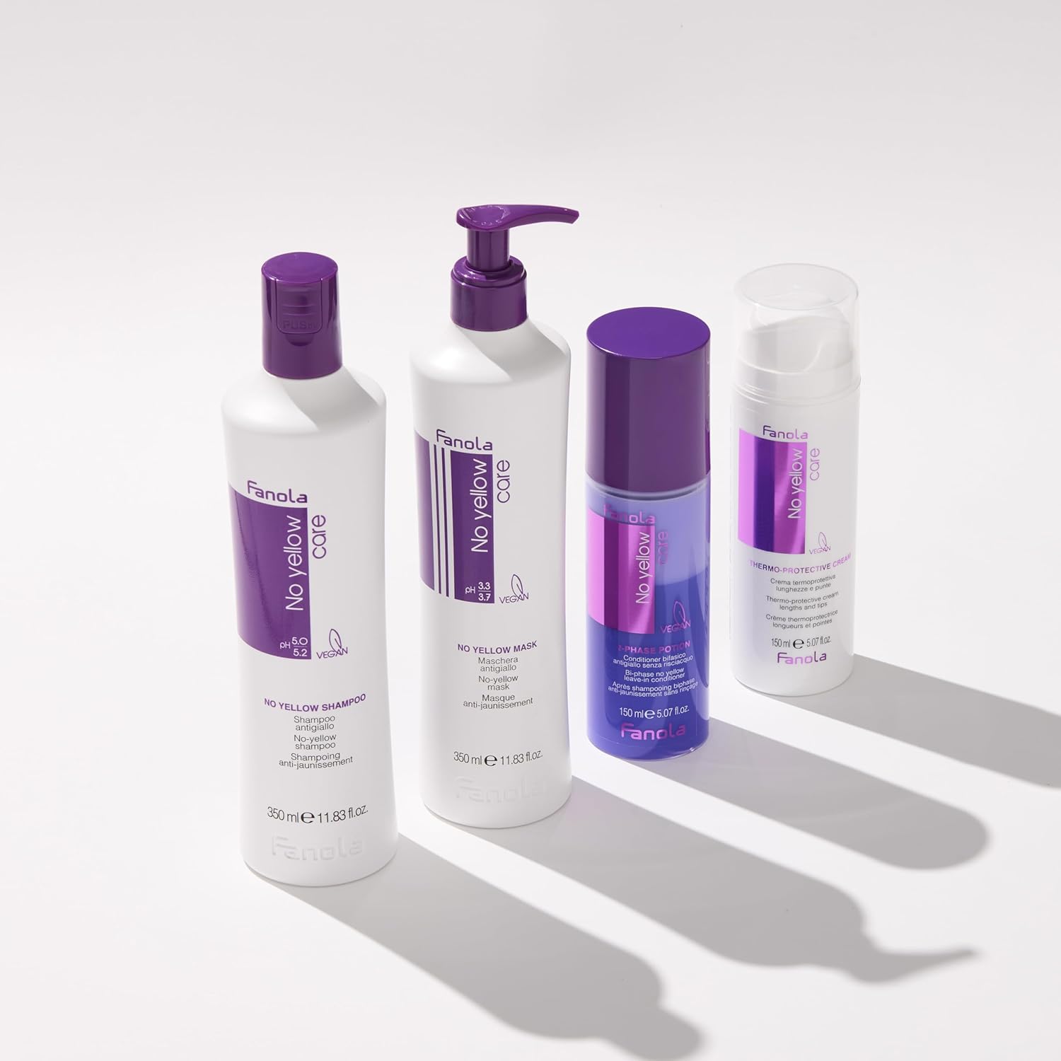 Thumbnail 5 de Fanola No Yellow Purple Shampoo — Purple Color Depositing Shampoo for Blondes, Bleached & Grey Hair (33.8 Fl oz)