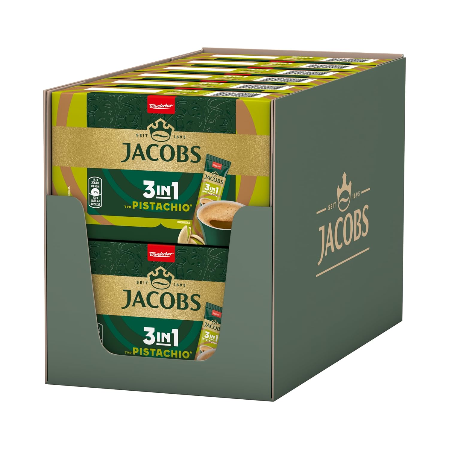 Thumbnail 4 de Jacobs 3in1 Classic – Instant Kaffee Sticks (12 x 10 Sticks, 120 Getränke)