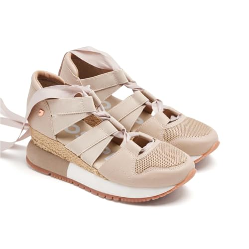 Detalle de Gioseppo LIZARDA sneakers Beige Tipo Espadrille 1 par