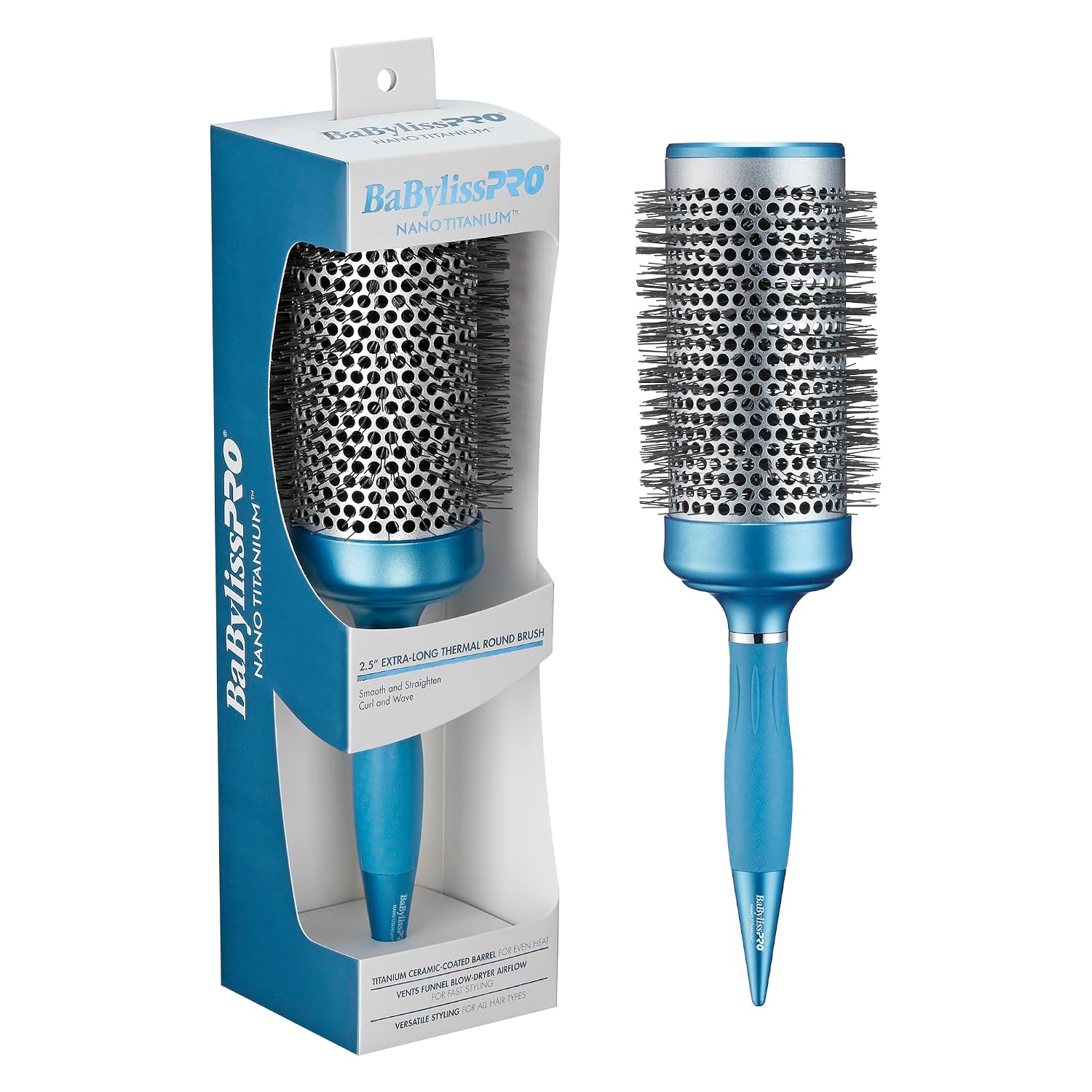 Detalle de BaBylissPRO Thermal Round Hair Brush, 2.5-inch