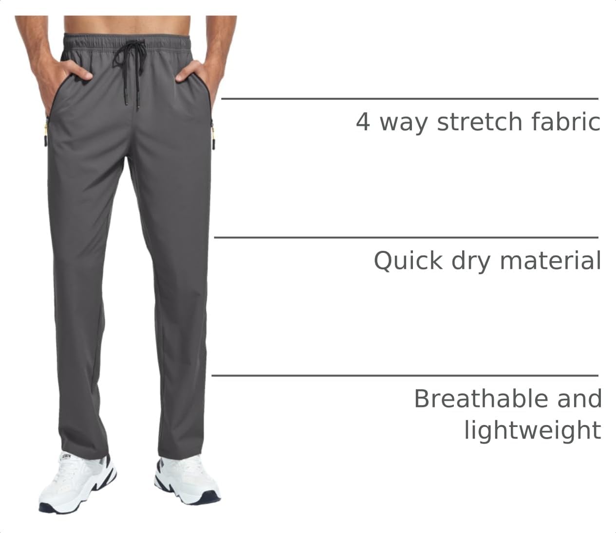 Thumbnail 3 de Men's Lightweight Hiking Pants UPF 50+