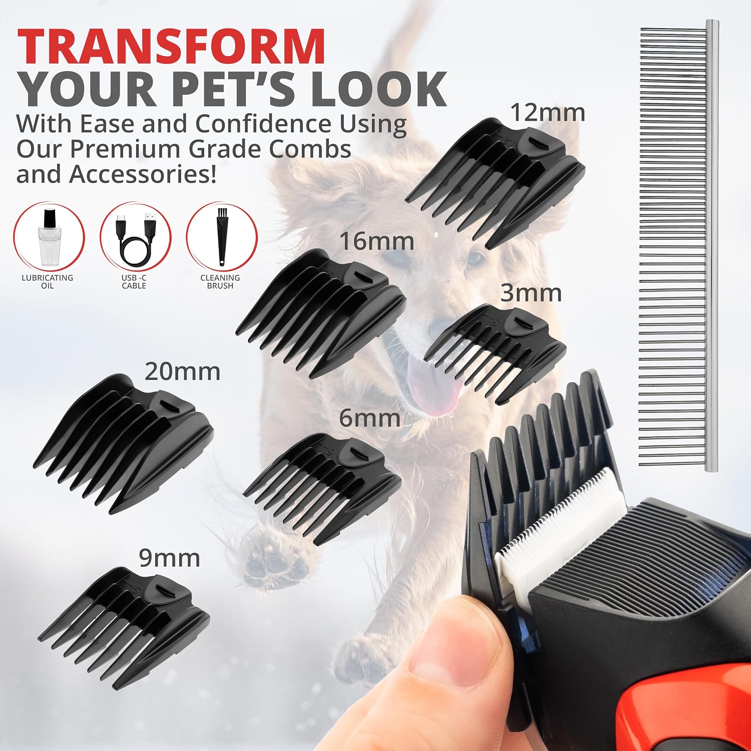 Thumbnail 5 de VGR Dog Clippers Cordless 180-min battery