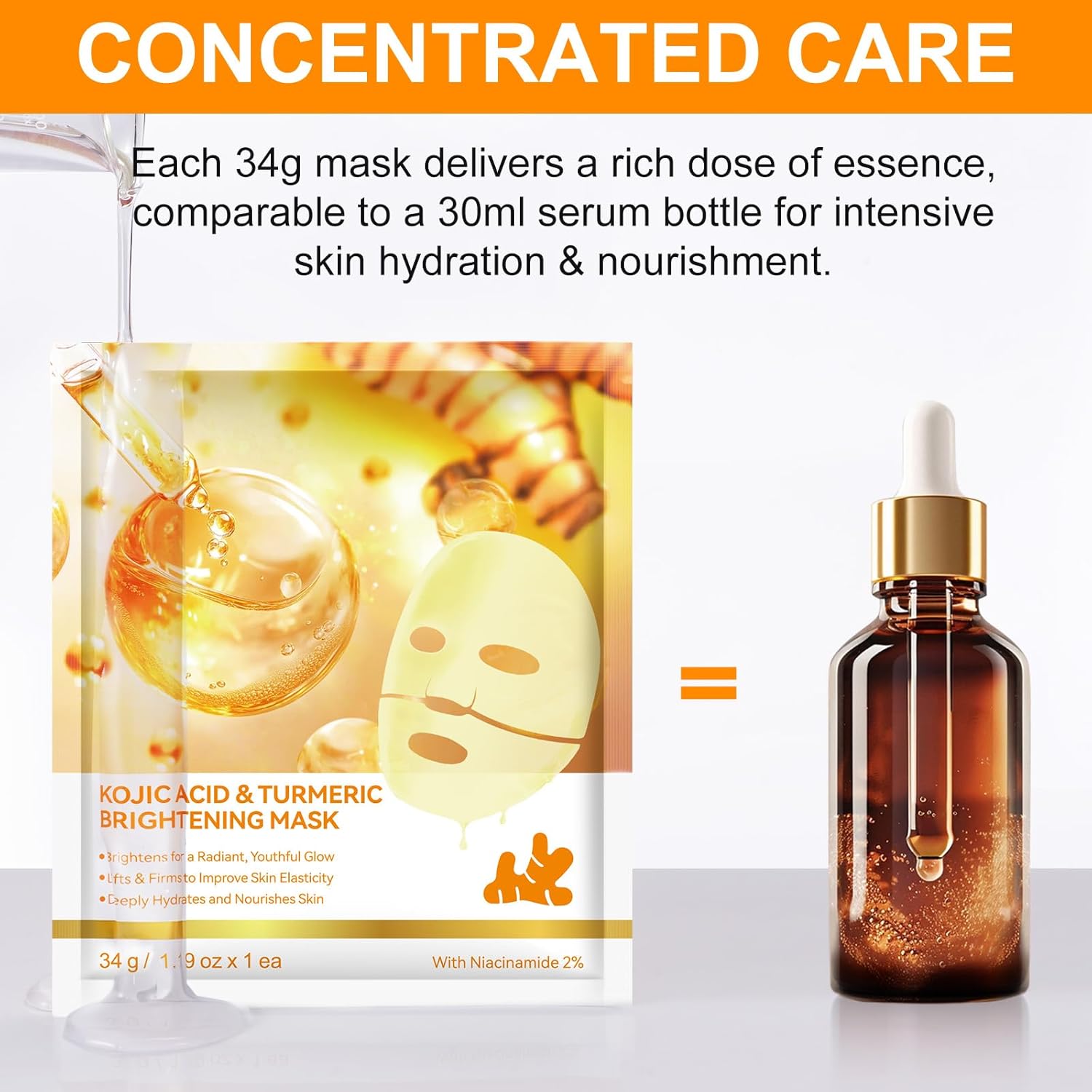 Thumbnail 2 de Kojic Acid Turmeric Brightening Mask 34 g x 4ea