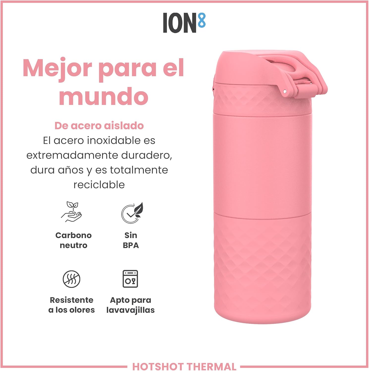 Thumbnail 4 de ion8 Vaso Termo Café Aislado Verde Oscuro ☕️ Fugas Seguras