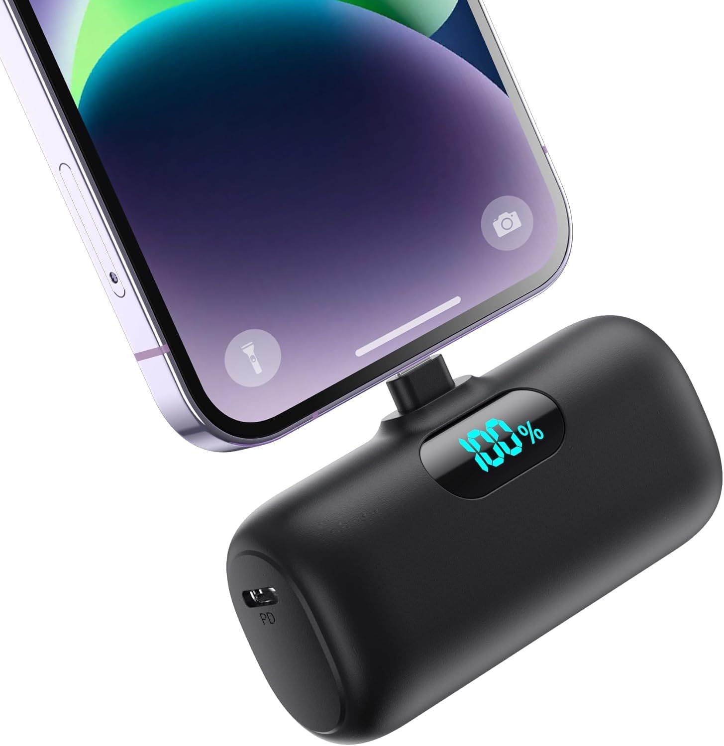 Detalle de 5000mAh Mini Power Bank for iPhone with 15W PD Fast Charging