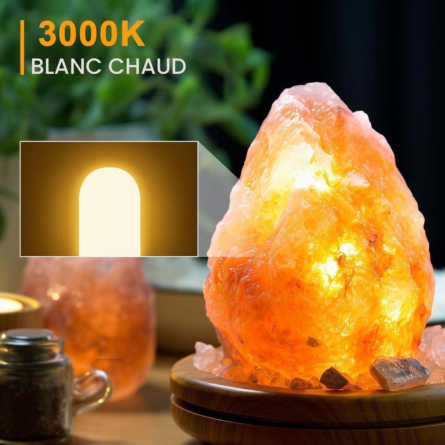Detalle de Bigzom E14-2835-4 ledlampen, 1,5 W, warmwit 3000 K, 4 stuks