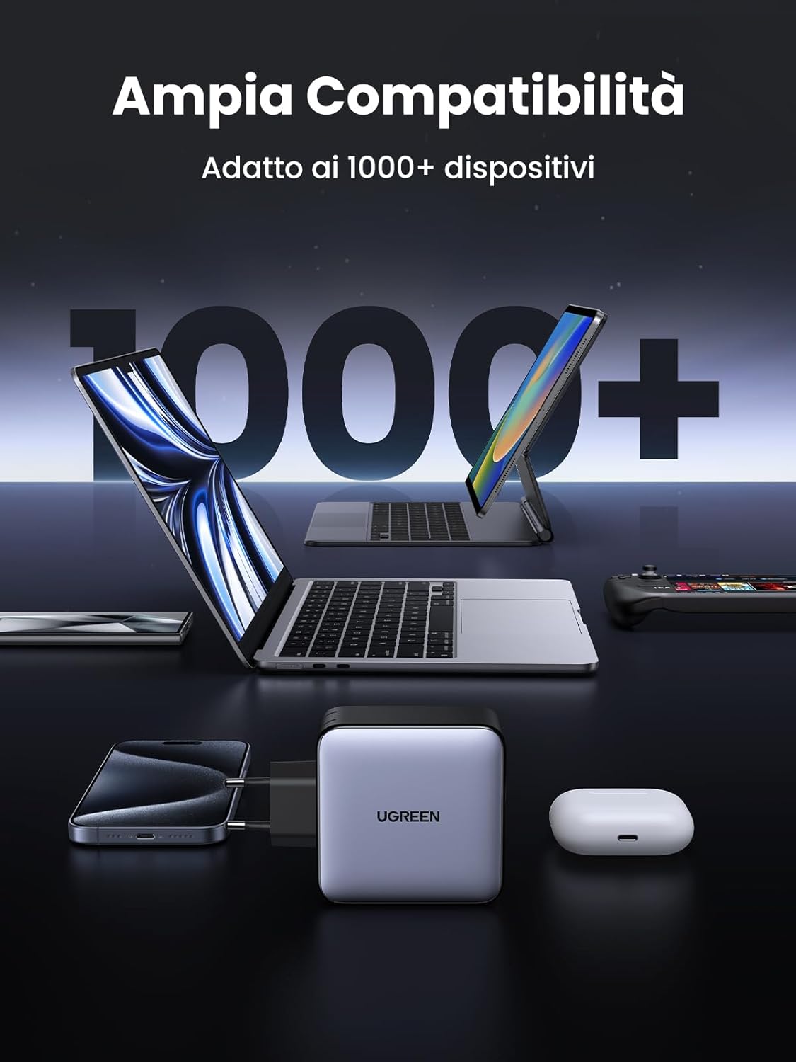 Thumbnail 6 de UGREEN Nexode Caricatore USB-C GaNInfinity 5 porte da 100W