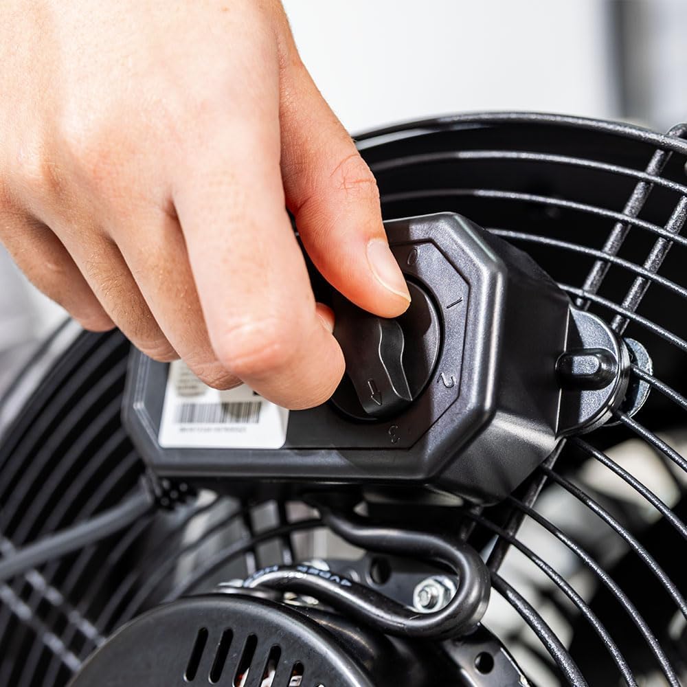 Thumbnail 6 de Cecotec Proindustry Flowcannon – Ventilatore da pavimento industriale 150W, 3 velocità, 4800 m³/h