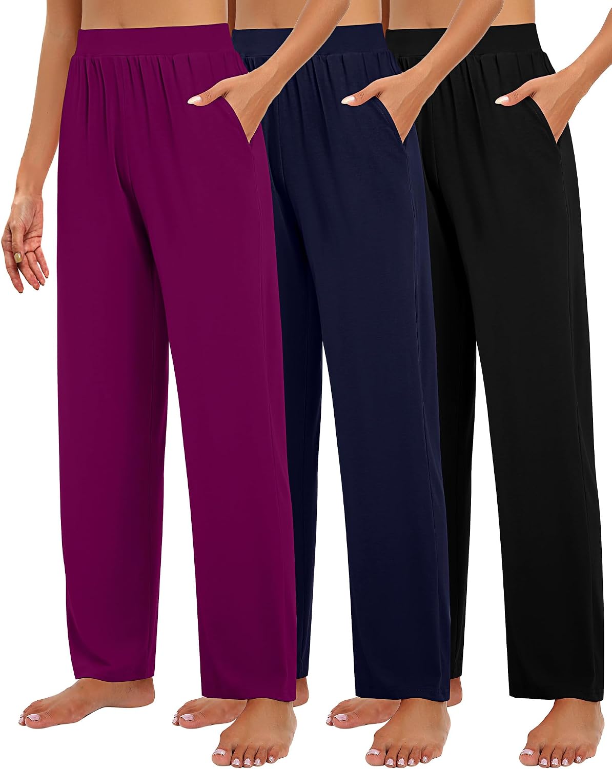 Thumbnail 6 de Huukeay 3 Pack Women's Lounge Pants 3-Pack