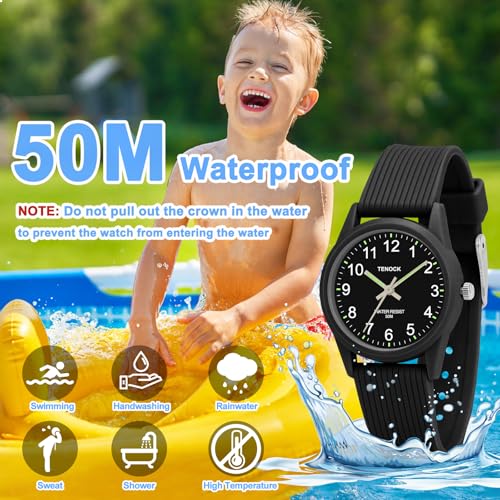 Thumbnail 1 de SOCICO Kid's Analog Watch for 3–12 Year Olds — 50M Water-Resistant Timepiece