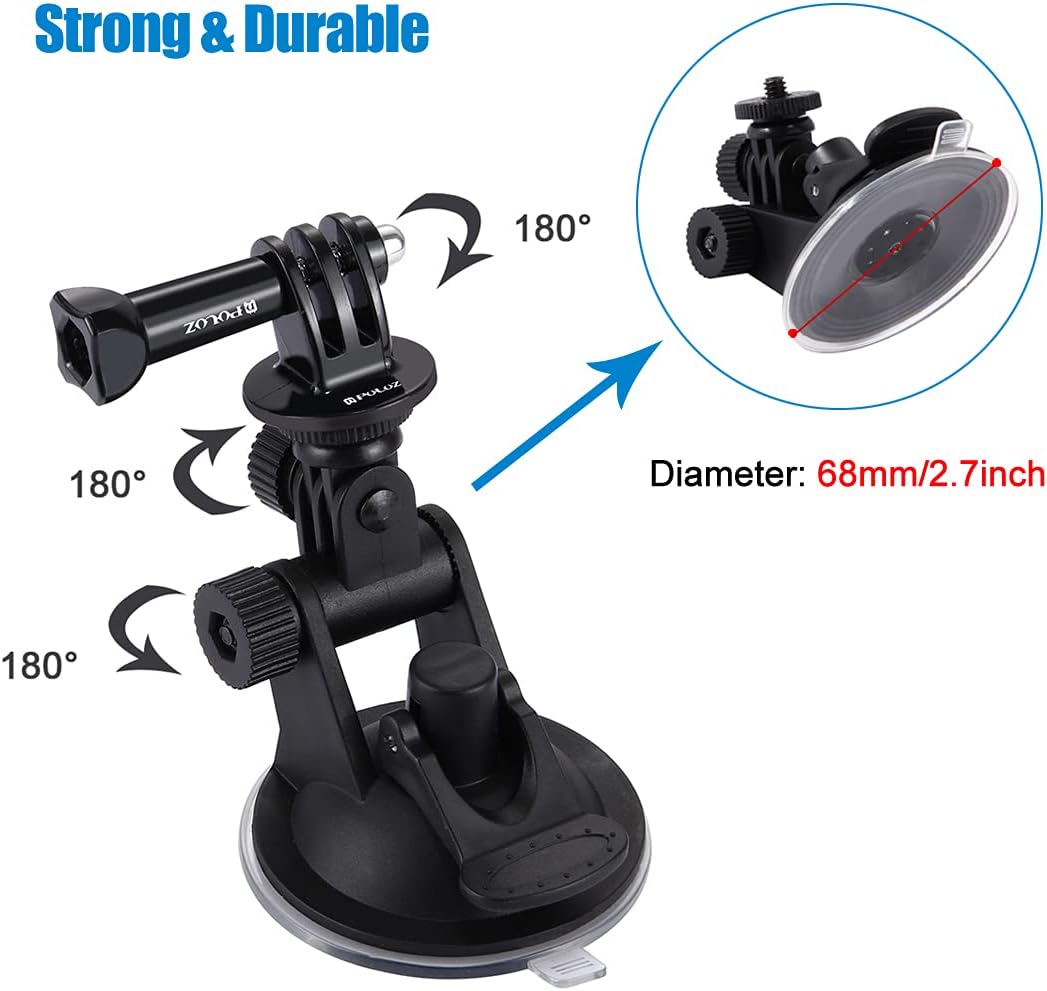 Thumbnail 4 de PULUZ Camera Suction Cup Mount for GoPro 13