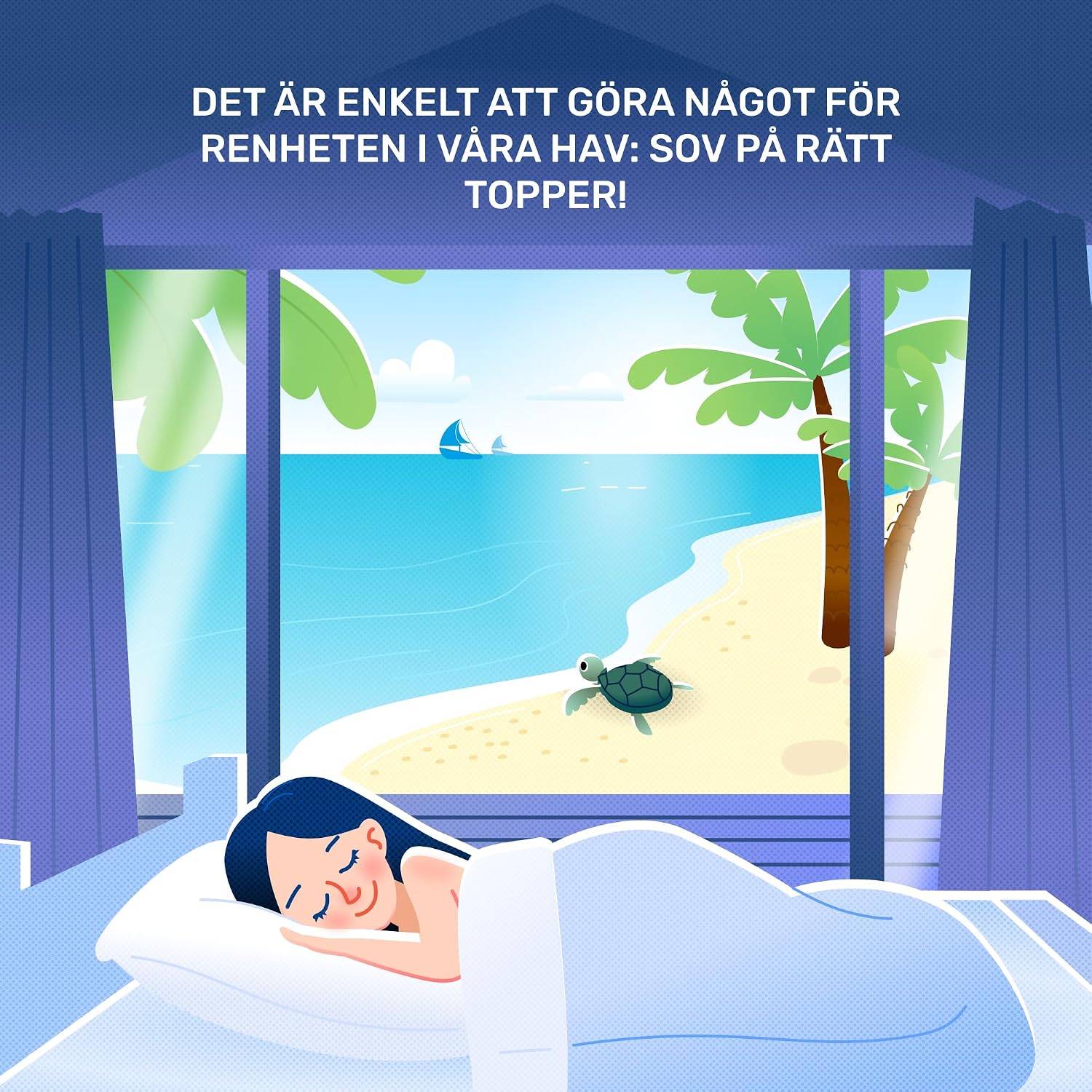 Thumbnail 6 de Dailydream MWH-3101 Model M bäddmadrass 90 × 200 × 5 cm, Clean Ocean