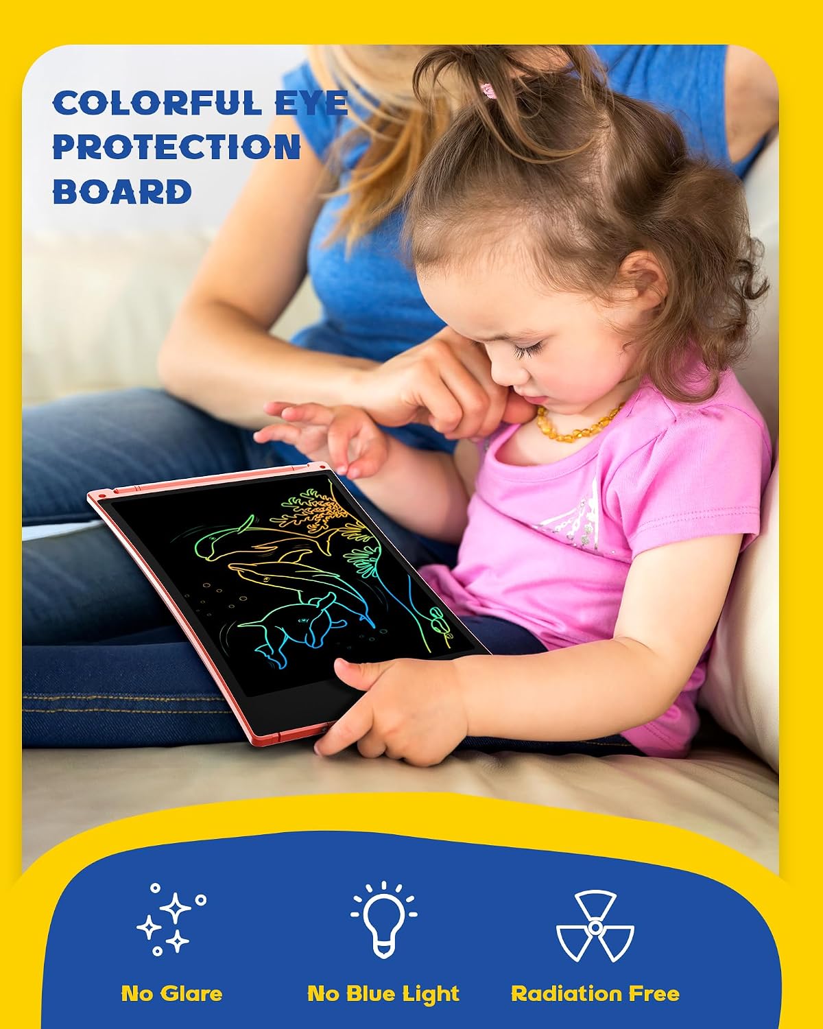 Detalle 2 de bravokids 8.5-inch LCD Writing Tablet for Kids ✏