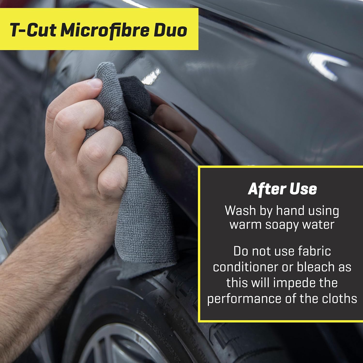 Thumbnail 6 de T-Cut Microfibre Duo Pack (Edgeless & Ultra-Soft) reusable polishing cloths